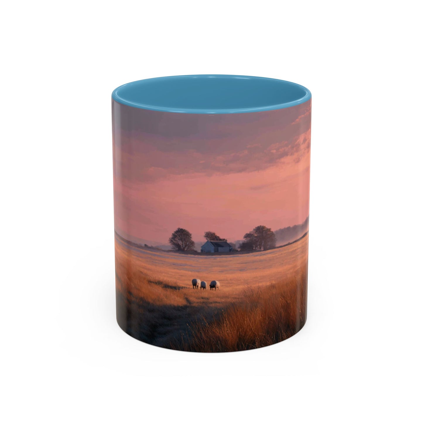 Slow Living Mug (EU) - Relaxation and Meditation Mug, Peaceful Countryside Mug, Farm and Country Mug