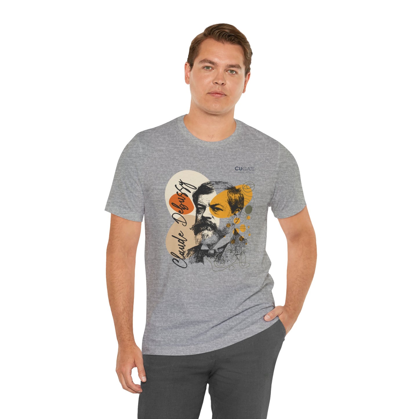 Debussy T-Shirt (Light): Classical Music T-Shirt, Debussy Shirt, Claude Debussy Gift, Debussy Tribute Tee