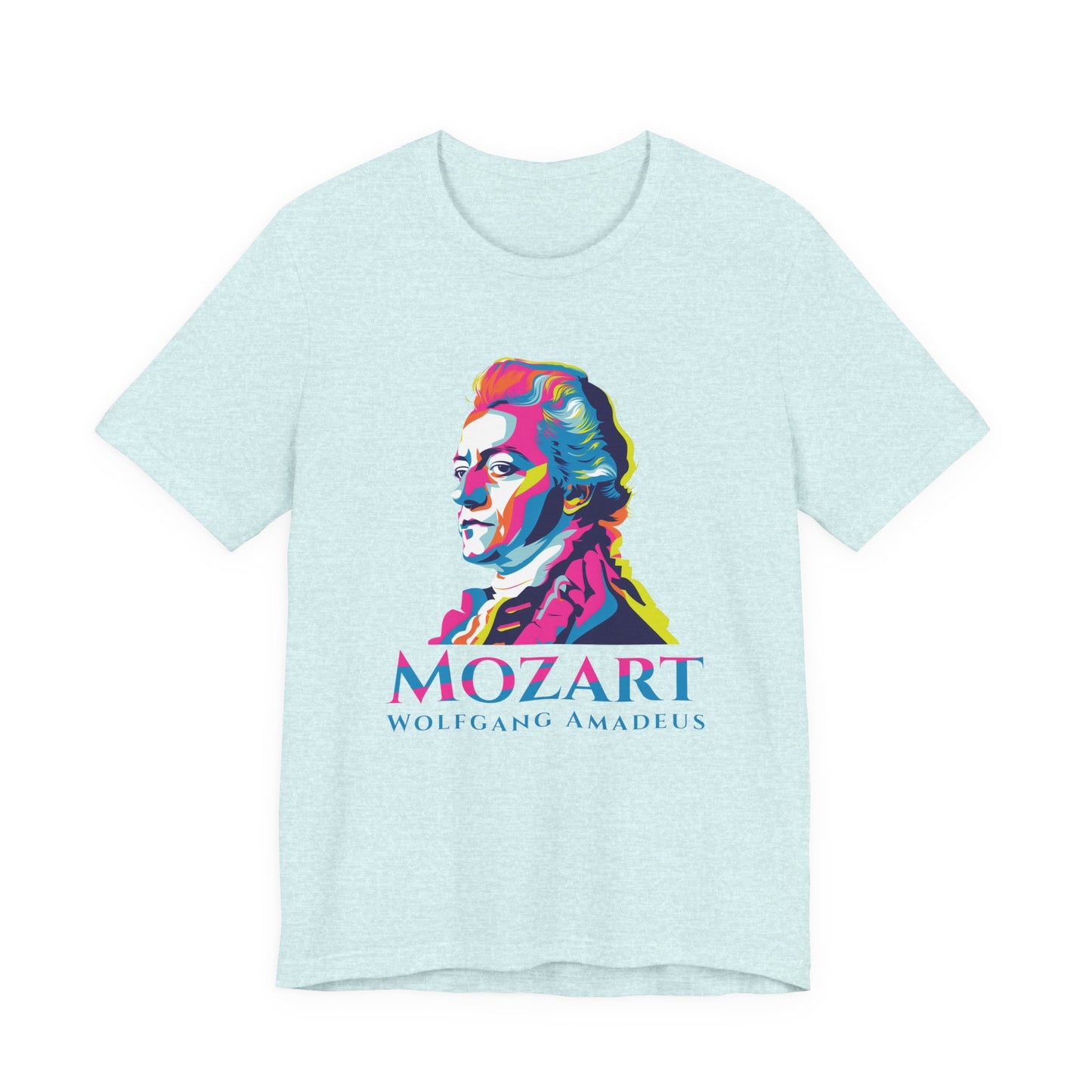 Mozart Statue T-Shirt: Classical Music T-Shirt, Mozart Shirt, Wolfgang Amadeus Mozart Gift, Mozart Tribute Tee, Mozart Profile Tee