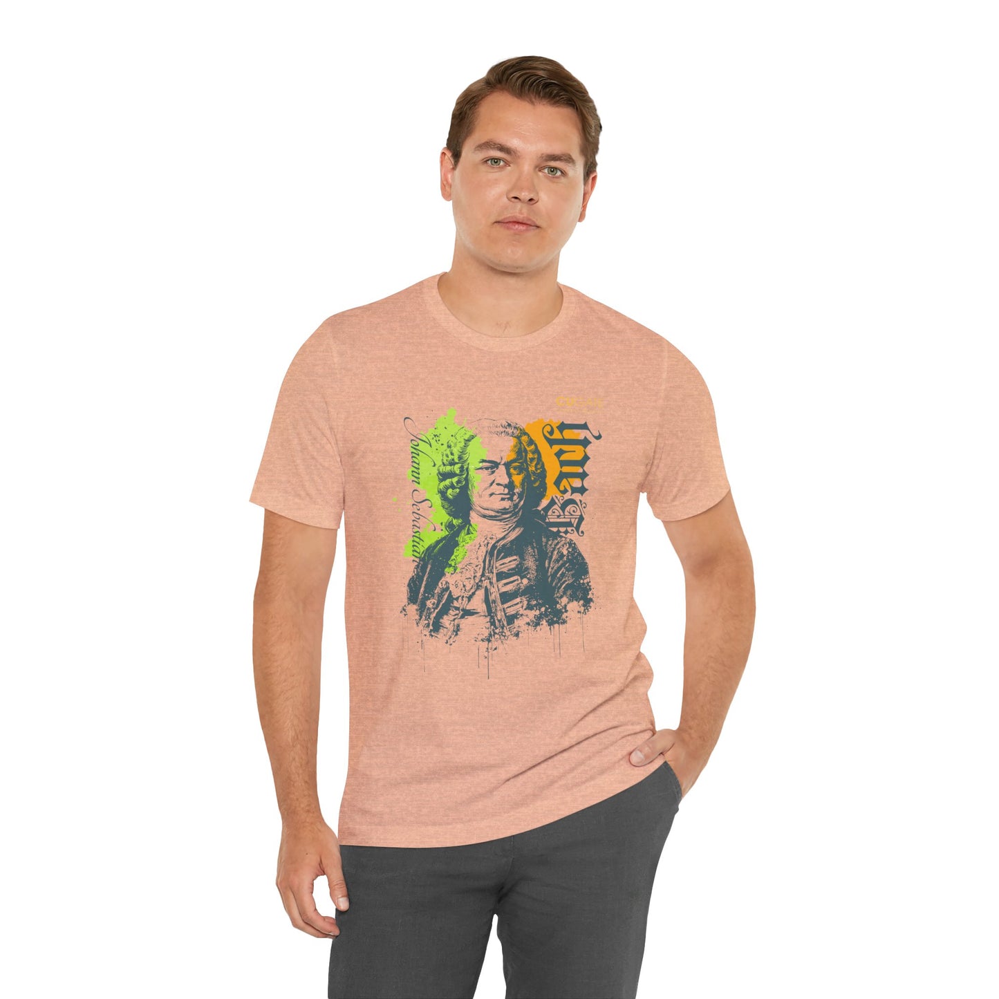 Bach T-Shirt (Light): Classical Music T-Shirt, Bach Shirt, Johann Sebastian Bach Gift