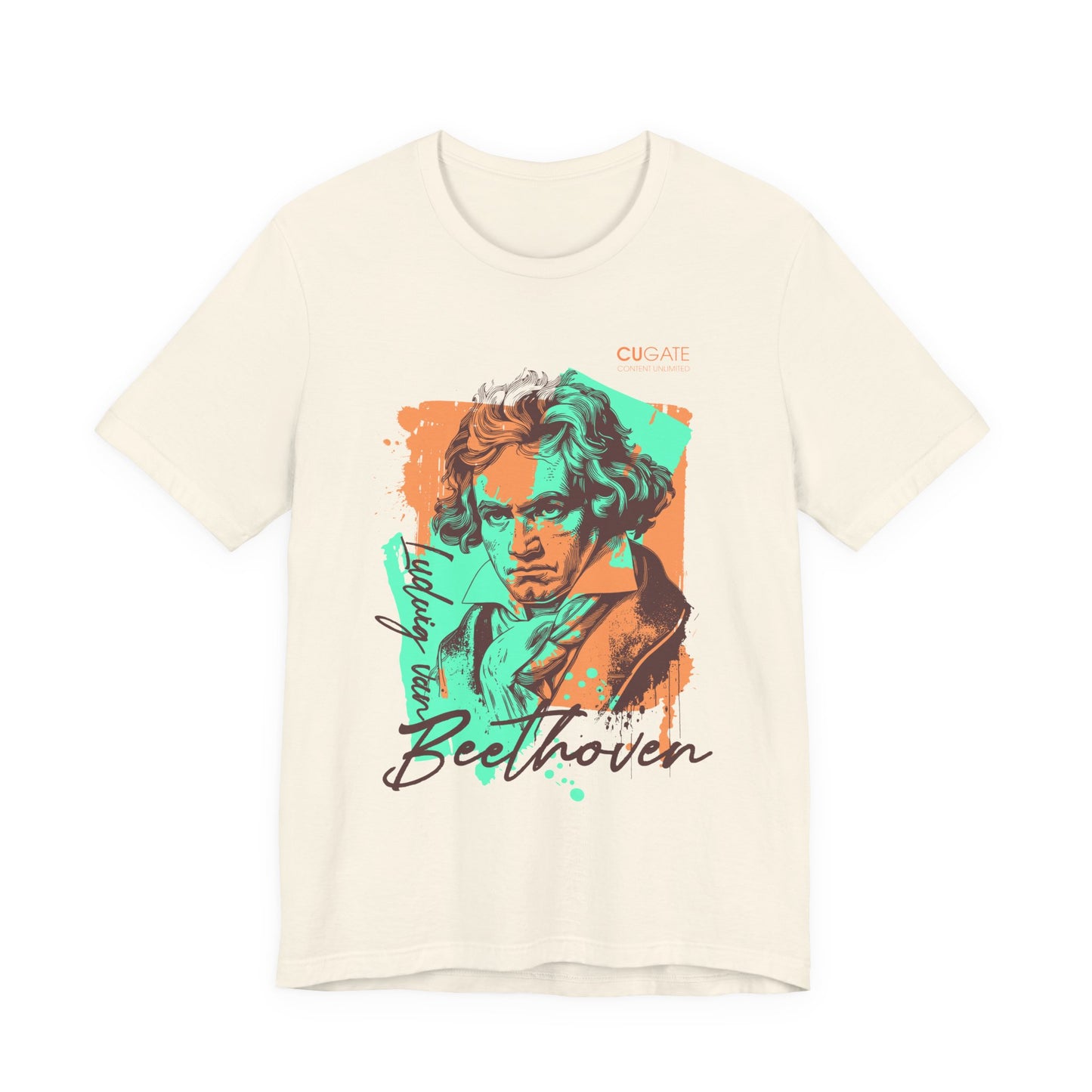 Beethoven T-Shirt (Light) : Classical Music T-Shirt, Beethoven Shirt, Ludwig van Beethoven Gift
