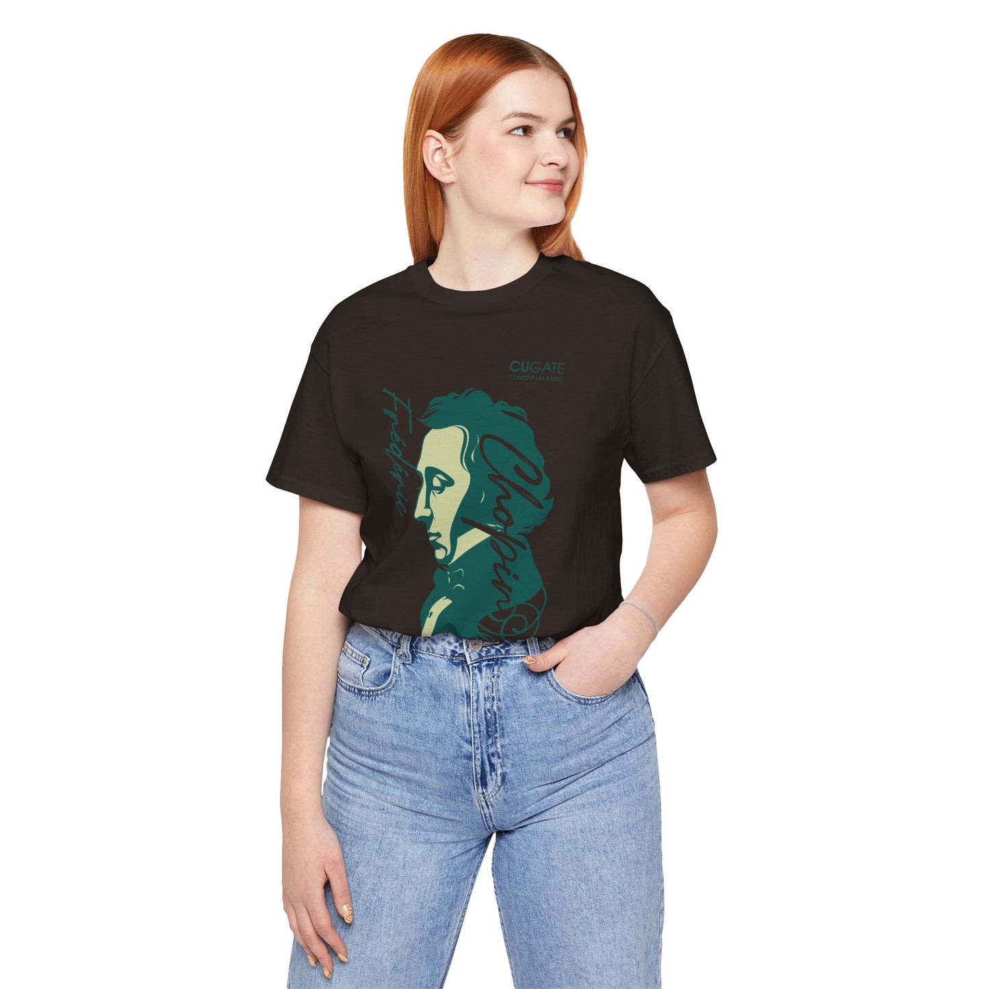 Chopin T-Shirt (Dark): Classical Music T-Shirt, Chopin Shirt, Frédéric Chopin Gift