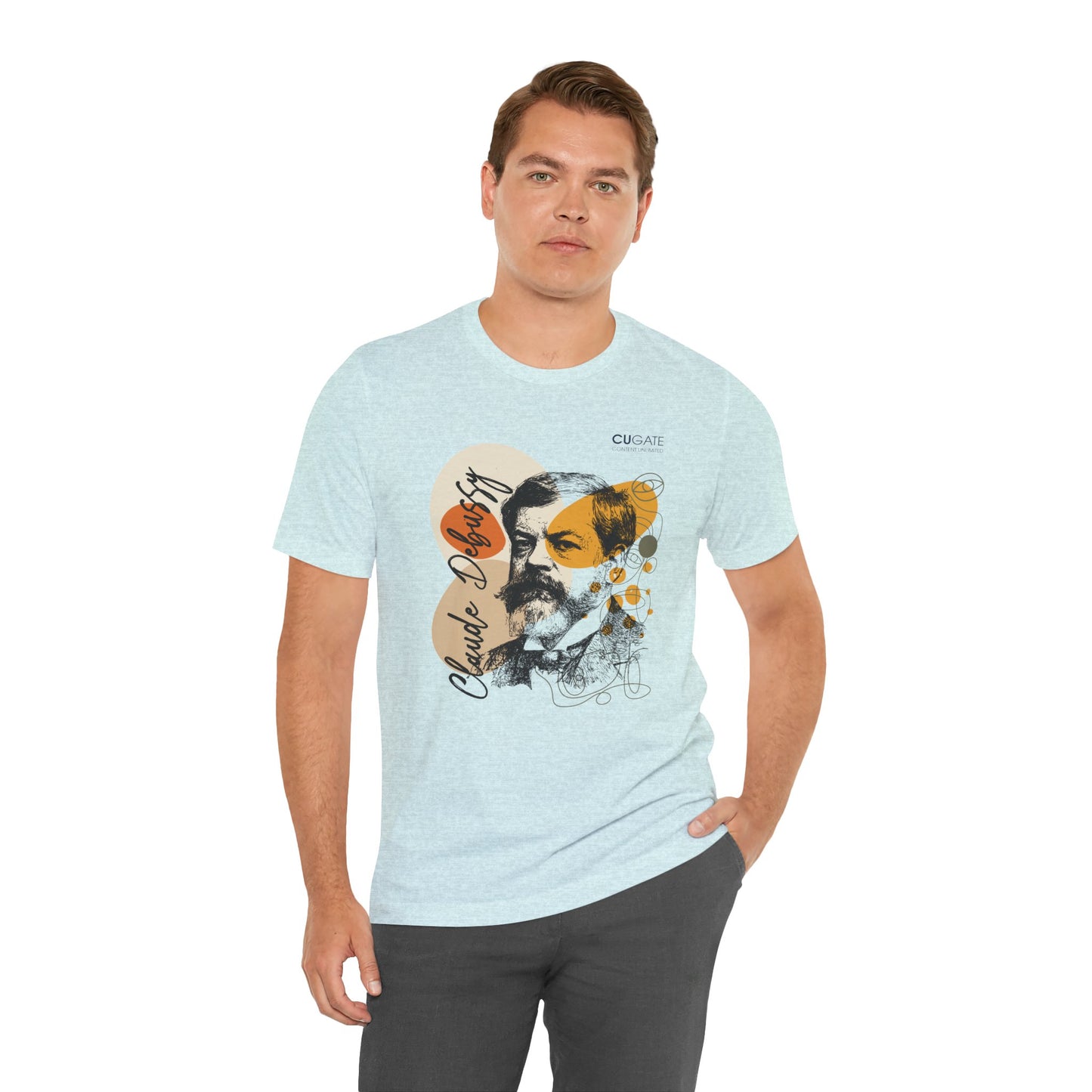 Debussy T-Shirt (Light): Classical Music T-Shirt, Debussy Shirt, Claude Debussy Gift, Debussy Tribute Tee