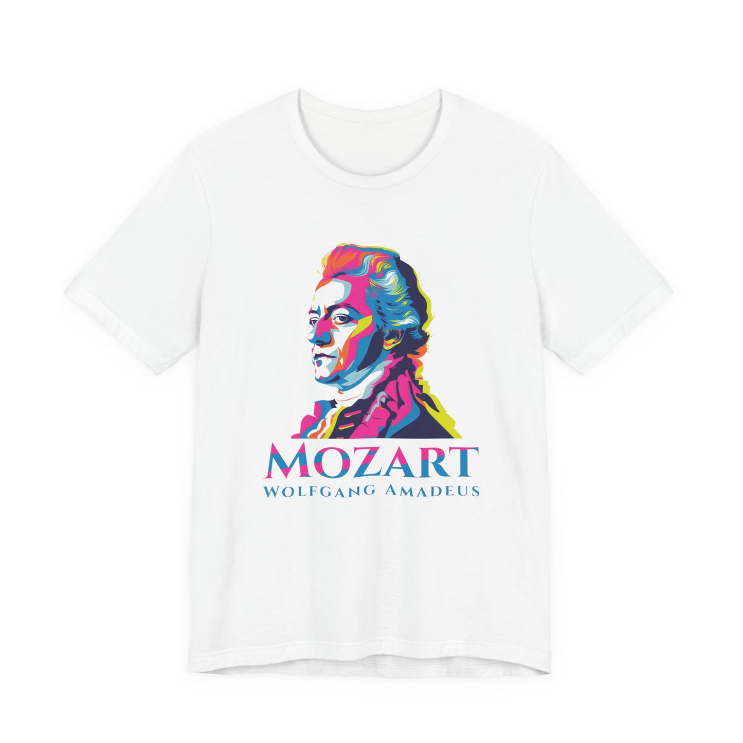 Mozart Statue T-Shirt: Classical Music T-Shirt, Mozart Shirt, Wolfgang Amadeus Mozart Gift, Mozart Tribute Tee, Mozart Profile Tee