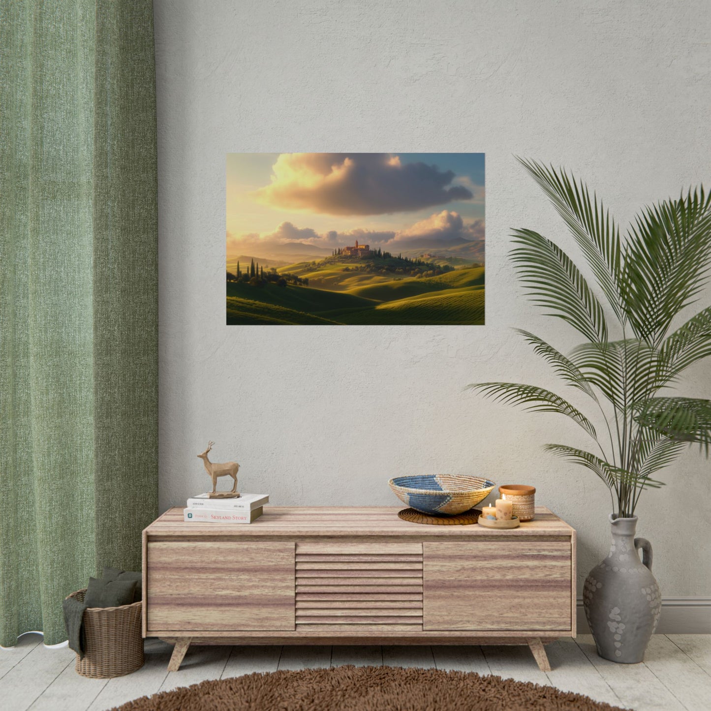 Without Words: Italian Classical Music - Dramatic Art Print, Italian Country Side Poster, Musical Heritage of Italy Poster