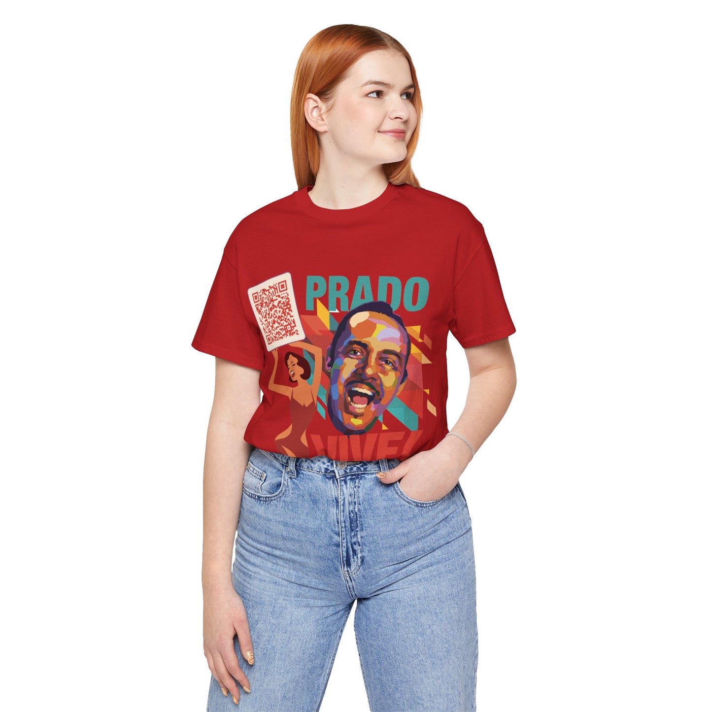 Prado Vive T-Shirt, Mambo T-Shirt Latin Music T-Shirt (QR-Playlist Included)