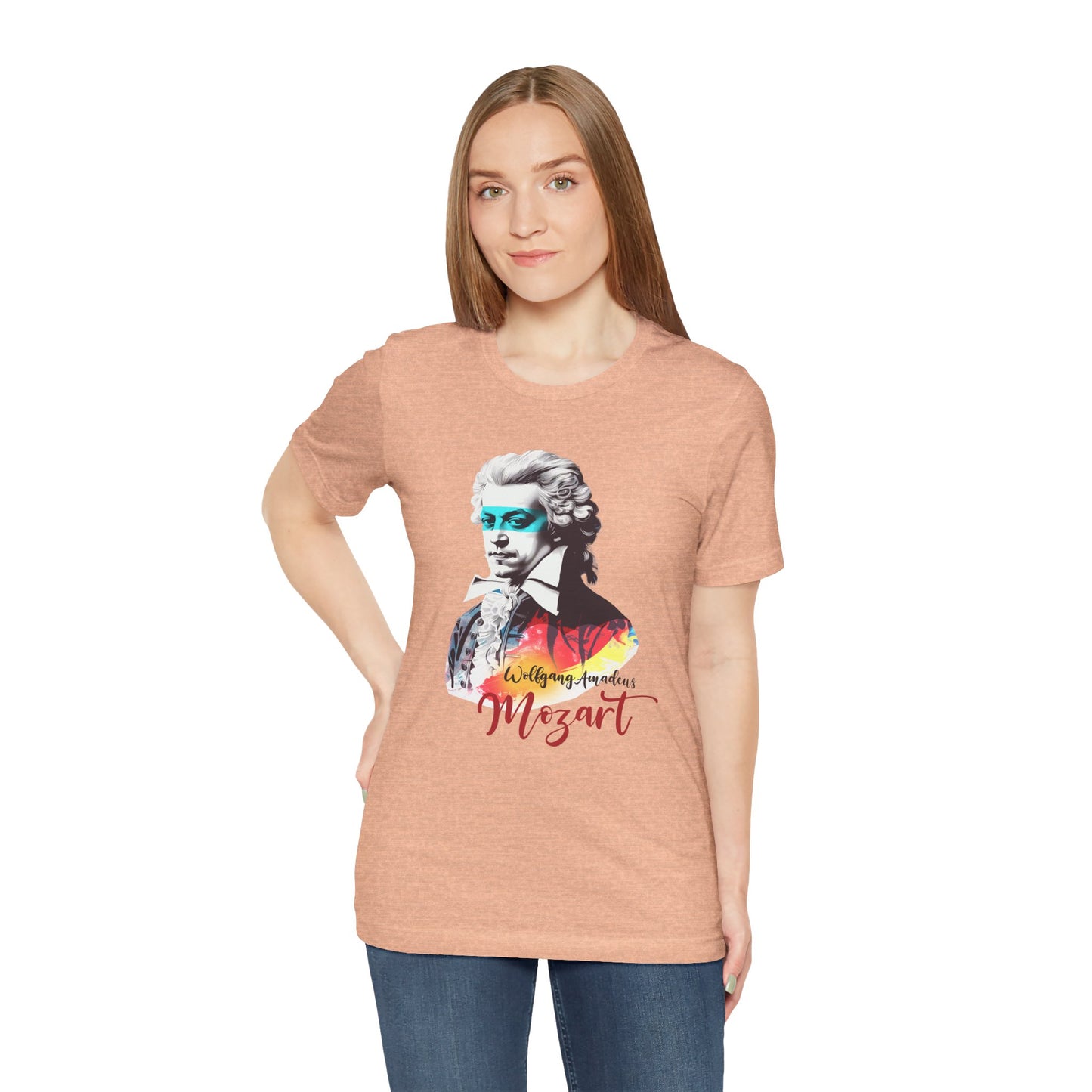 Mozart Mask: Classical Music T-Shirt, Mozart Shirt, Wolfgang Amadeus Mozart Gift, Mozart Tribute Tee