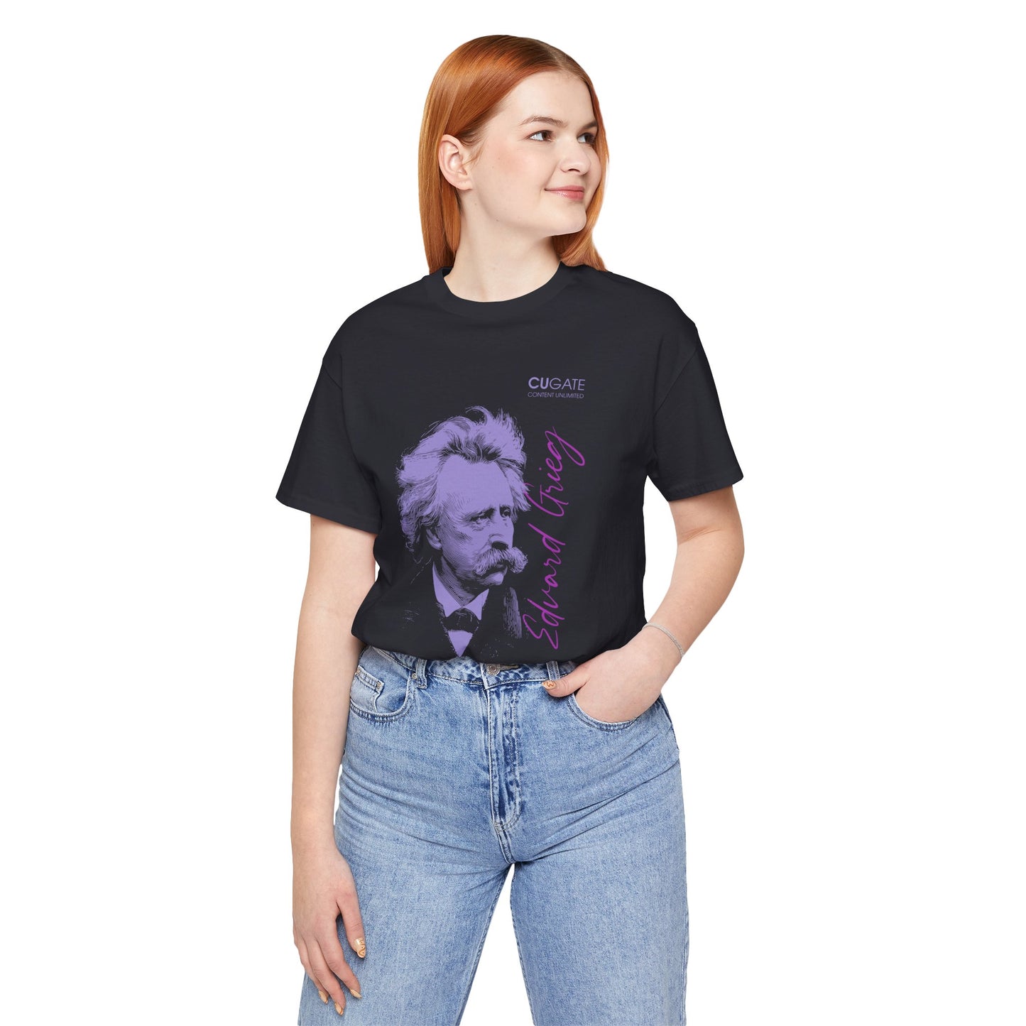 Grieg T-Shirt (Dark): Classical Music T-Shirt, Grieg Shirt, Music T-Shirt Gift, Norwegian Folk Music Tee, Scandinavian Classic Music Shirt
