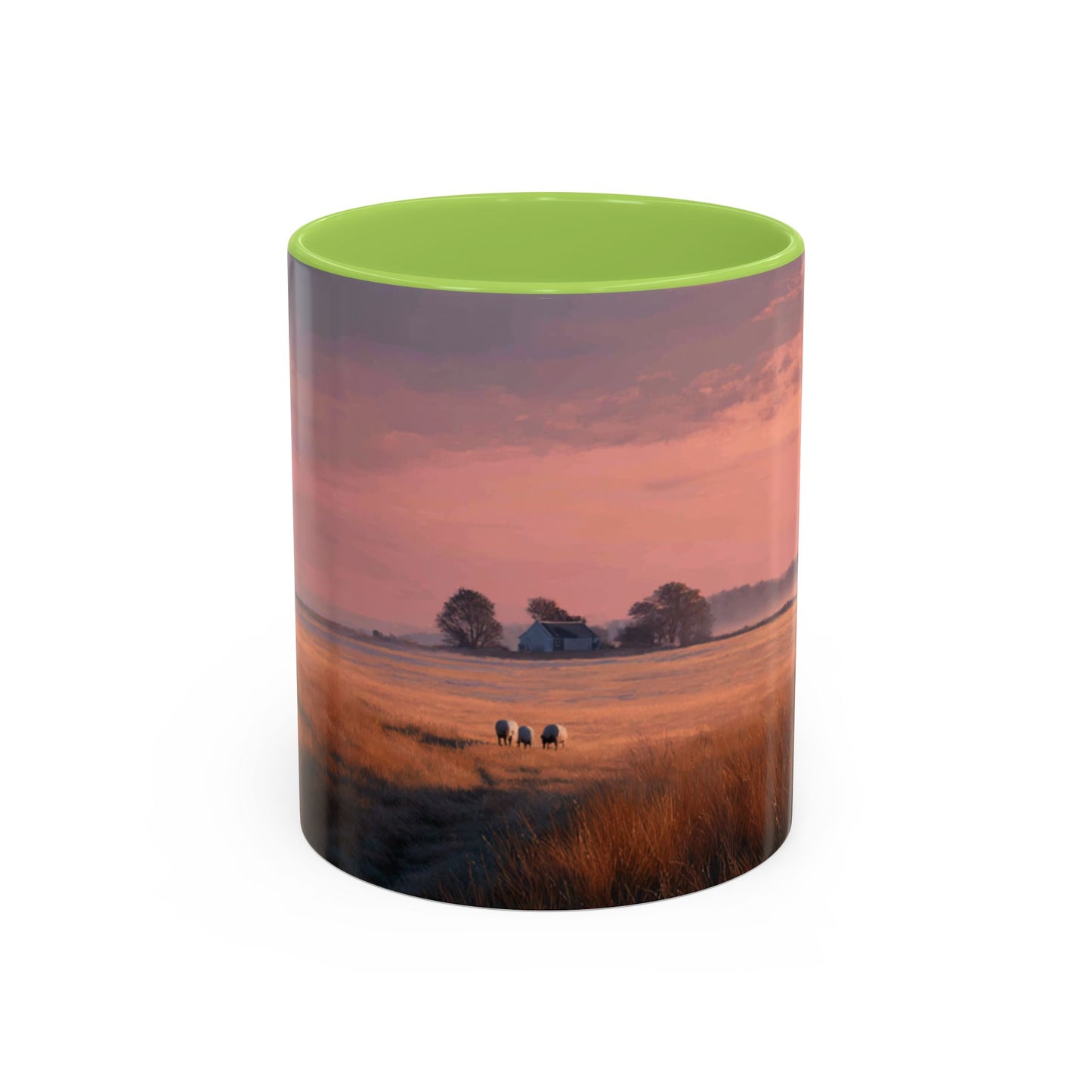 Slow Living Mug (EU) - Relaxation and Meditation Mug, Peaceful Countryside Mug, Farm and Country Mug