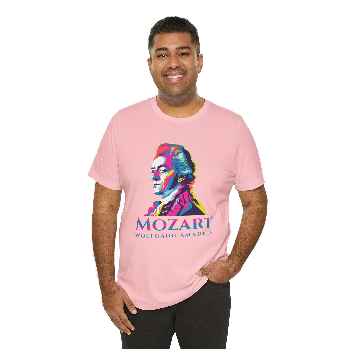Mozart Statue T-Shirt: Classical Music T-Shirt, Mozart Shirt, Wolfgang Amadeus Mozart Gift, Mozart Tribute Tee, Mozart Profile Tee