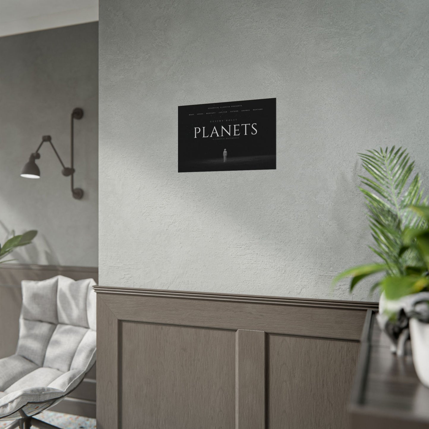 Planets- Gustav Holst Print, Outer Space Poster, Astronaut Print, Adventure Poster, Classical Music Print, Starry Night Poster