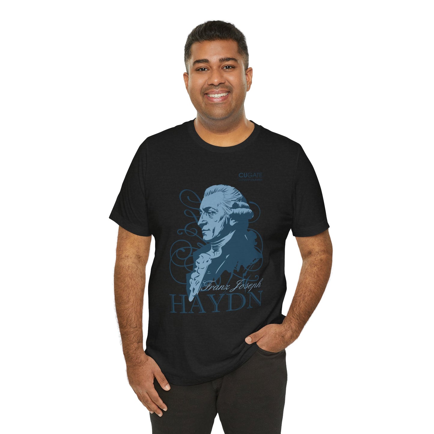 Haydn T-Shirt (Dark): Classical Music T-Shirt, Haydn Shirt, Franz Joseph Haydn Gift, Haydn Tribute Tee