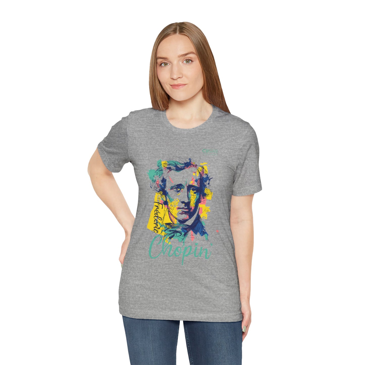 Chopin T-Shirt (Light): Classical Music T-Shirt, Chopin Shirt, Frédéric Chopin Gift