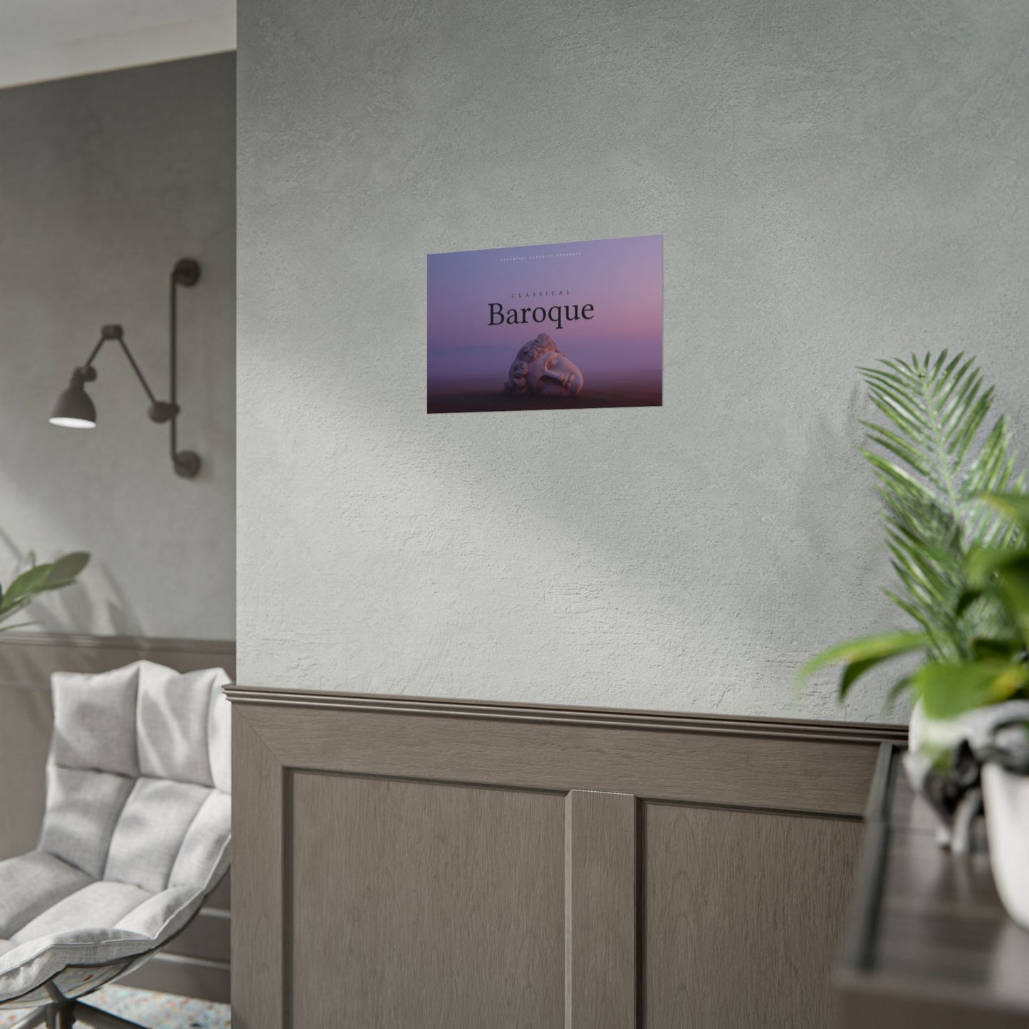 Classical Baroque - Baroque Era Inspired Print, Classical Music Poster, Baroque Art Print