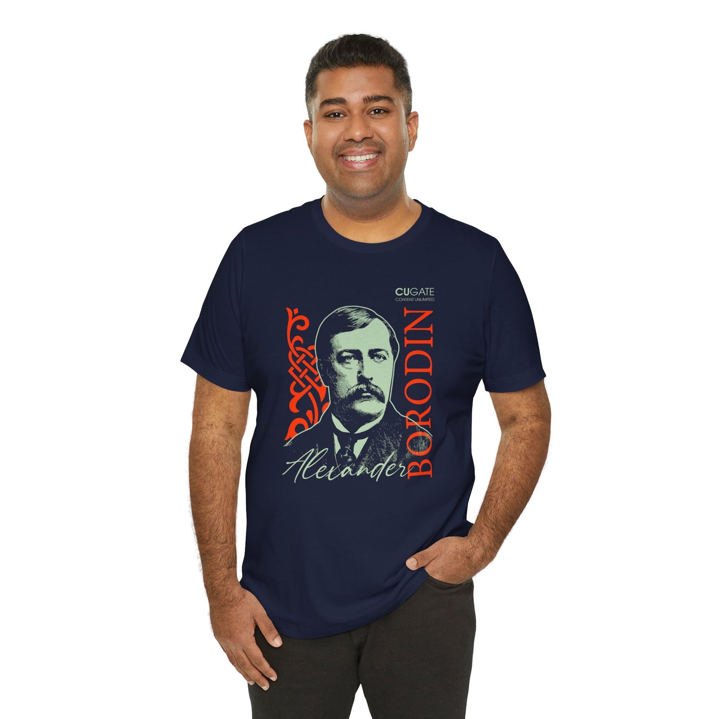 Borodin T-Shirt (Dark): Classical Music T-Shirt, Borodin Shirt, Alexander Borodin Gift