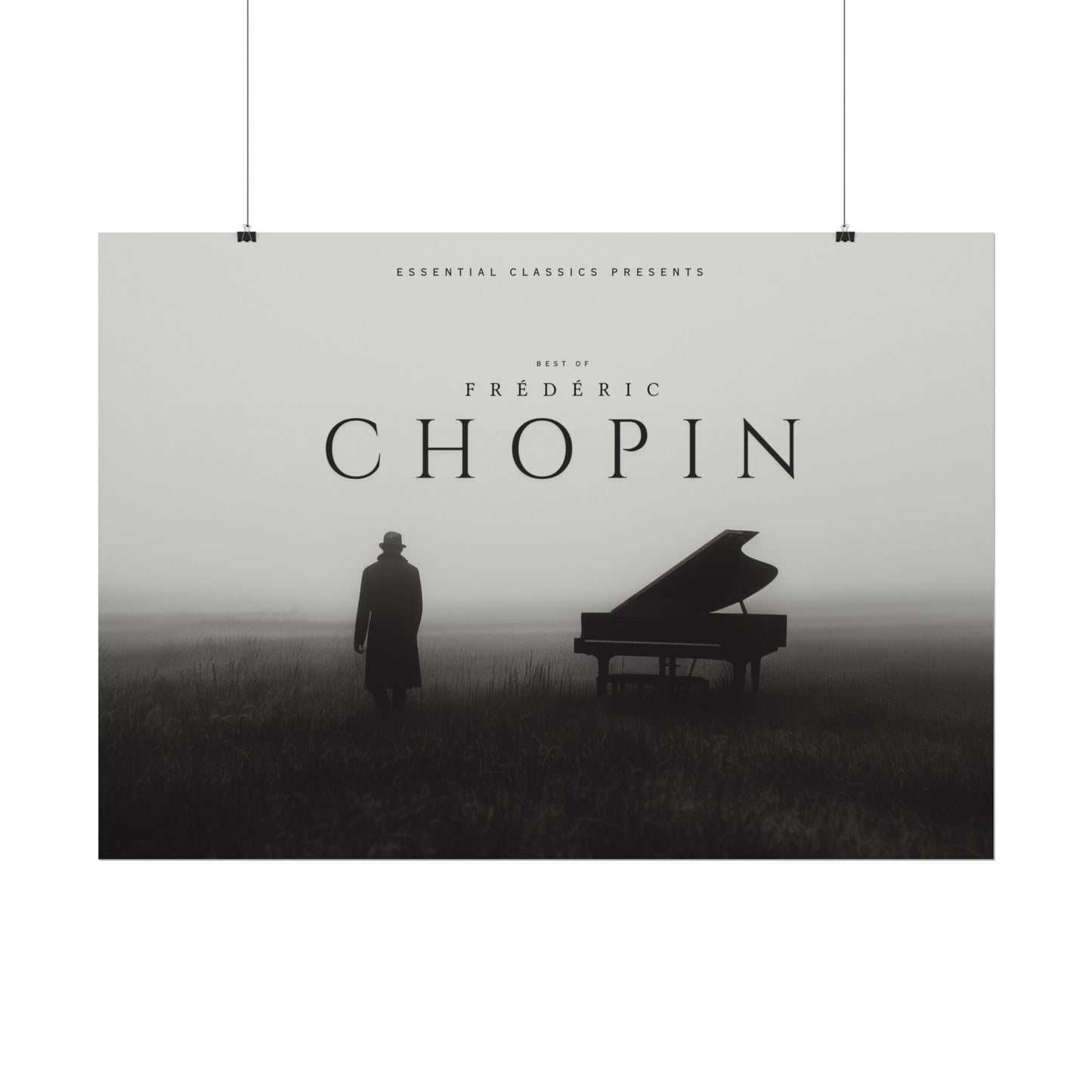 Best of Chopin Poster - Somber Music Mood Poster - Classical Music Mood Poster