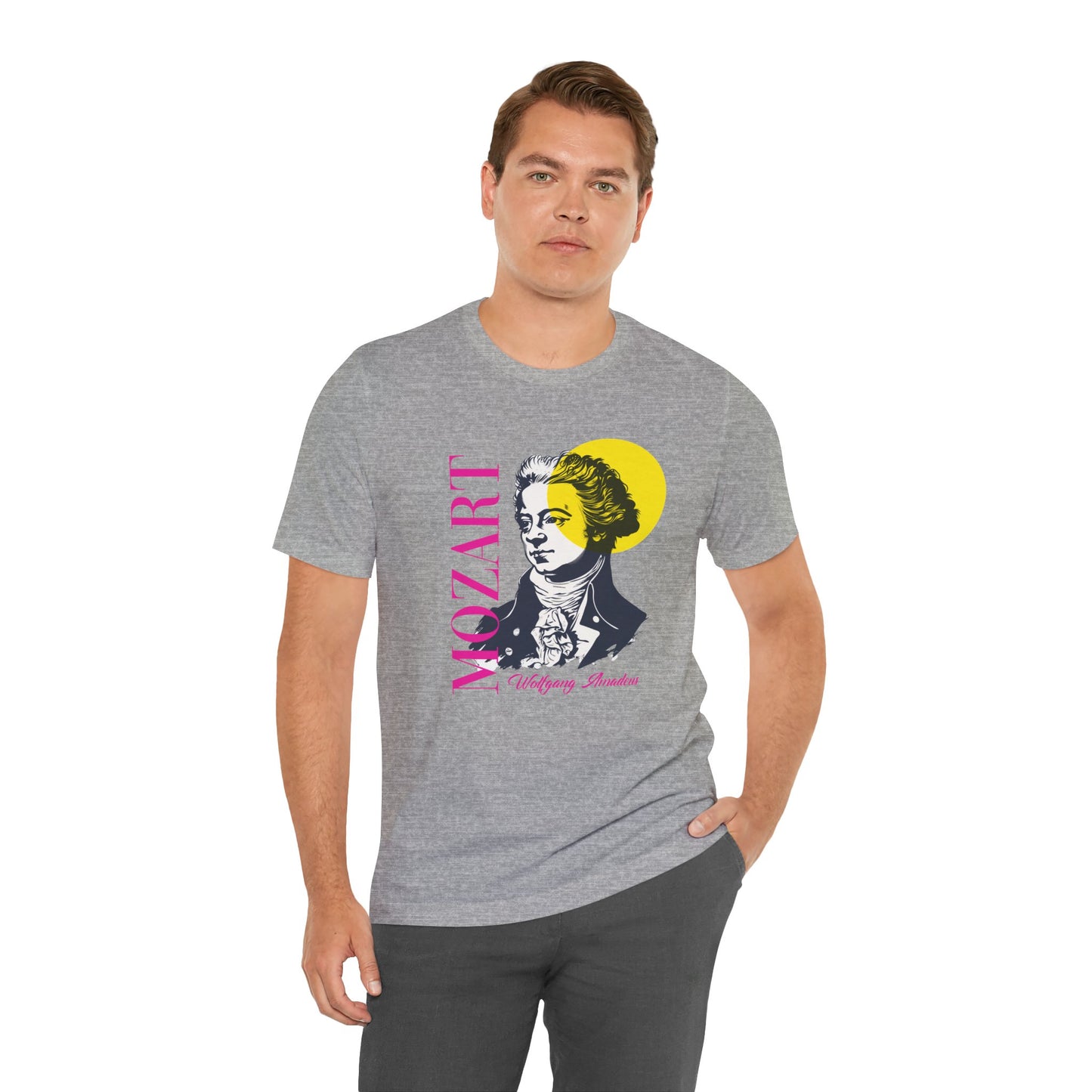 Mozart Sun T-Shirt: Classical Music T-Shirt, Mozart Shirt, Wolfgang Amadeus Mozart Gift, Mozart Tribute Tee