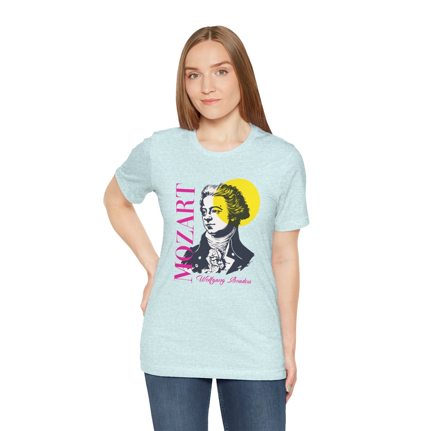 Mozart Sun T-Shirt: Classical Music T-Shirt, Mozart Shirt, Wolfgang Amadeus Mozart Gift, Mozart Tribute Tee
