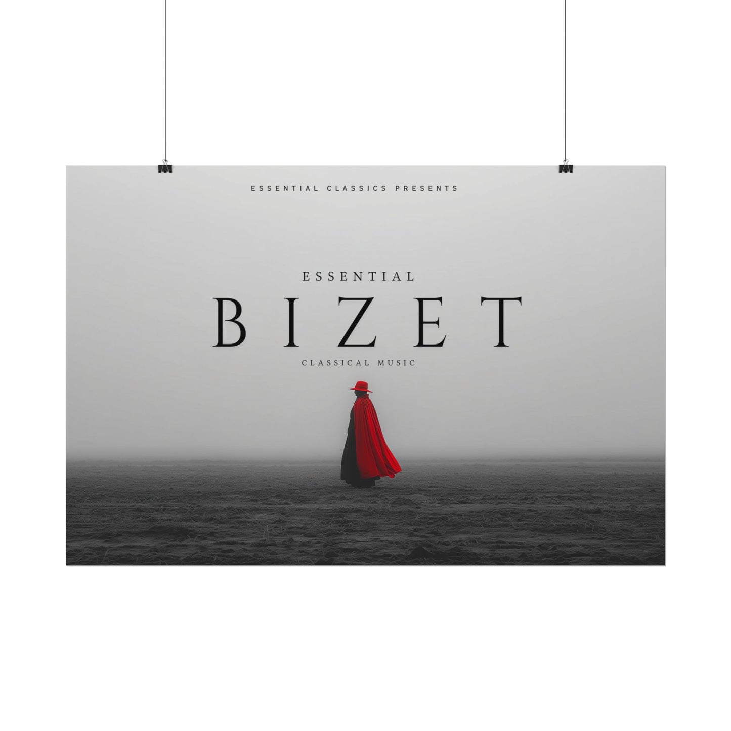 Essential Bizet - Cinematic Fire Print, Passion for Music Poster, Music Lovers Print, Dramatic Music Poster