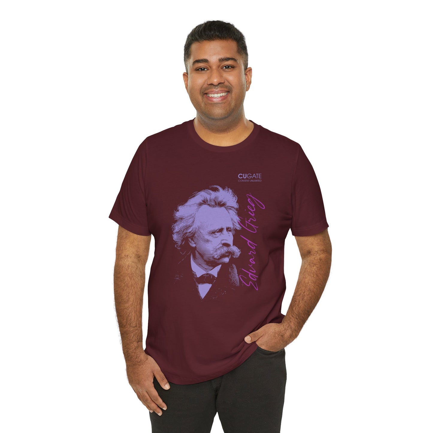Grieg T-Shirt (Dark): Classical Music T-Shirt, Grieg Shirt, Music T-Shirt Gift, Norwegian Folk Music Tee, Scandinavian Classic Music Shirt