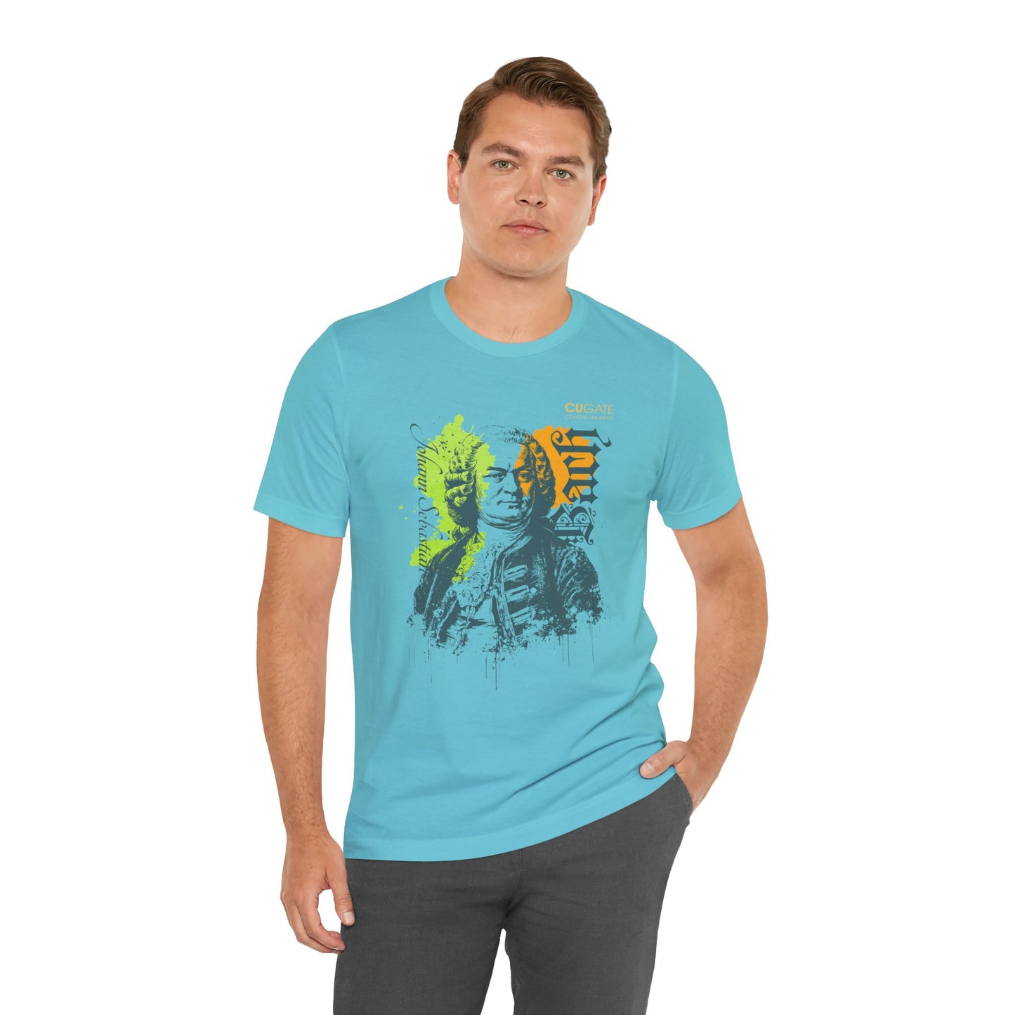 Bach T-Shirt (Light): Classical Music T-Shirt, Bach Shirt, Johann Sebastian Bach Gift