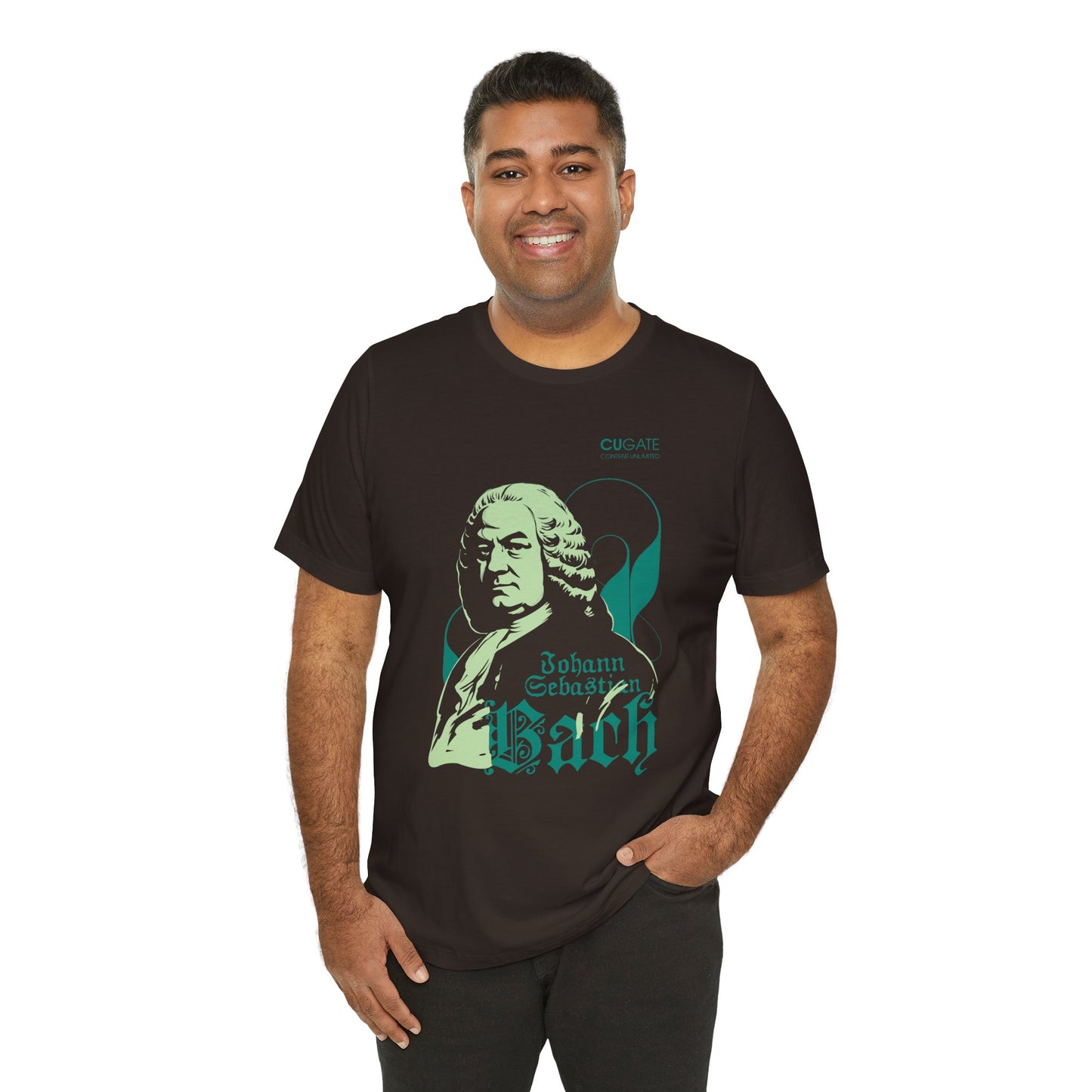 Bach T-Shirt (Dark): Classical Music T-Shirt, Bach Shirt, Johann Sebastian Bach Gift