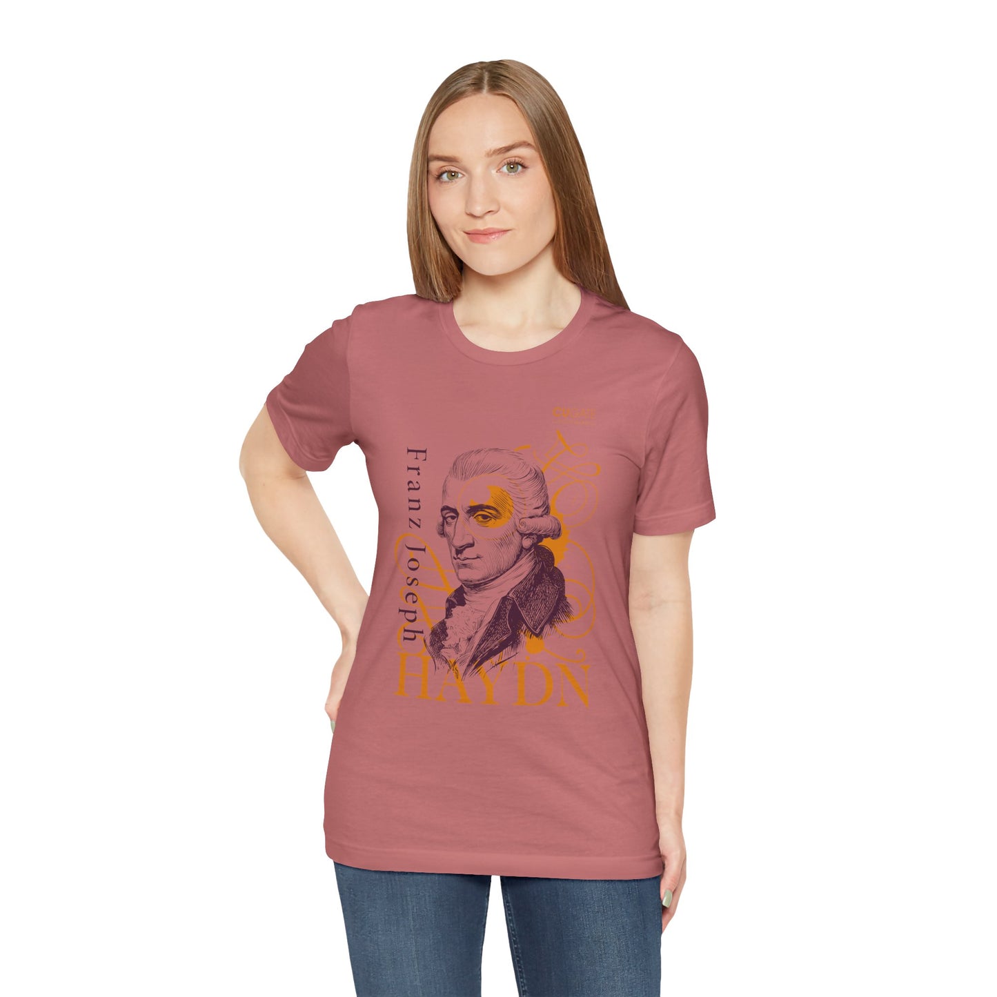Haydn T-Shirt (Light): Classical Music T-Shirt, Haydn Shirt, Franz Joseph Haydn Gift, Haydn Tribute Tee