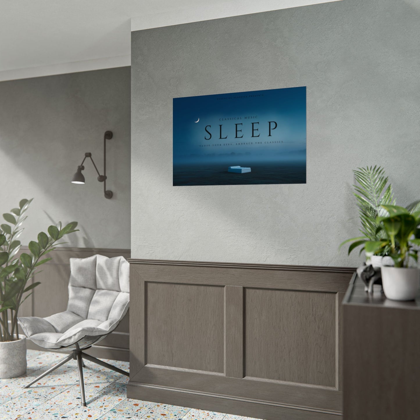 Mystical Nights - Night Time Poster, Sleepy Time Print, Sweet DreamsPoster, Evening Print, Classical Music for Sleep Print