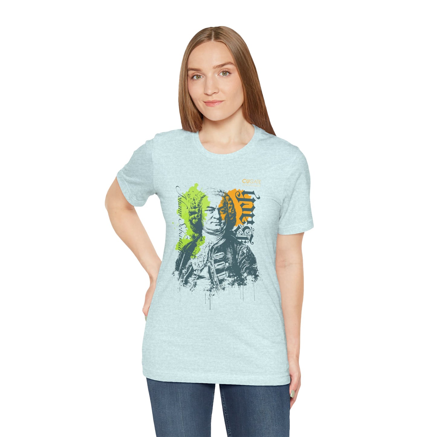 Bach T-Shirt (Light): Classical Music T-Shirt, Bach Shirt, Johann Sebastian Bach Gift