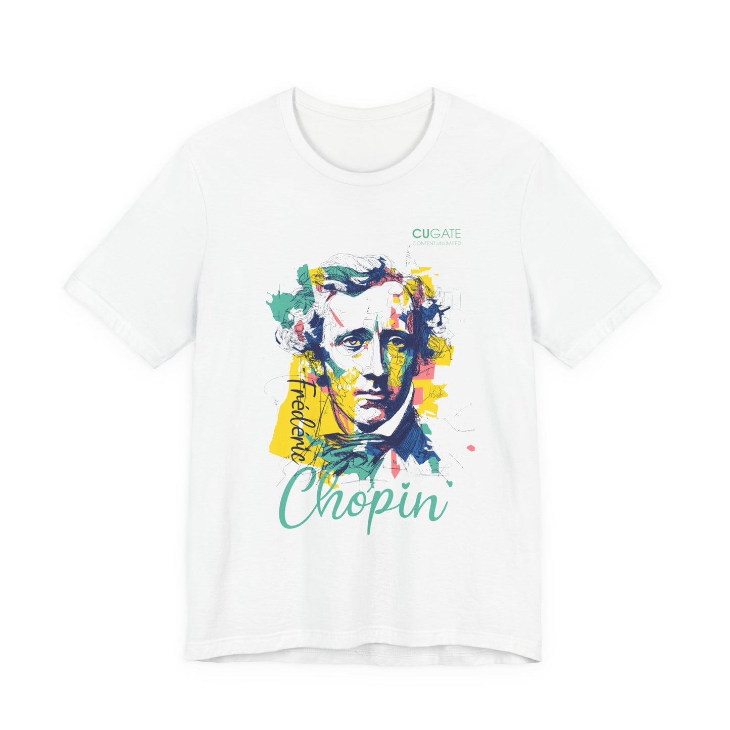 Chopin T-Shirt (Light): Classical Music T-Shirt, Chopin Shirt, Frédéric Chopin Gift