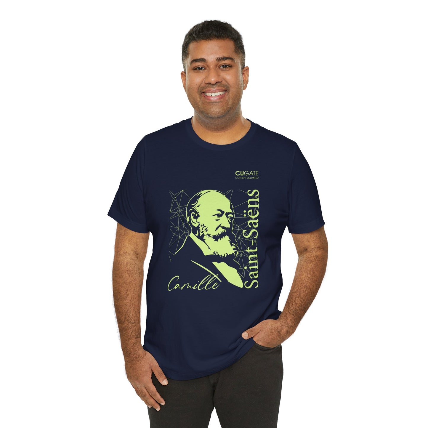 Saint-Saëns T-Shirt (Dark): Classical Composer T-Shirt, Classical Music Shirt, Camille Saint-Saëns Tribute Tee