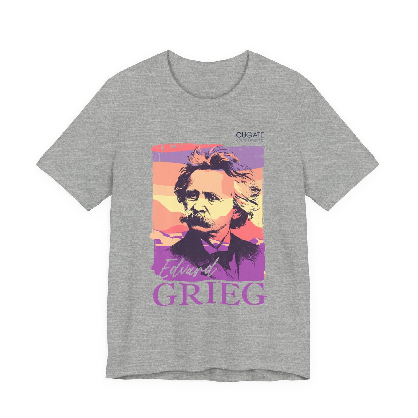Grieg T-Shirt (Light): Classical Music T-Shirt, Grieg Shirt, Music T-Shirt Gift, Norwegian Folk Music Tee, Scandinavian Classic Music Shirt