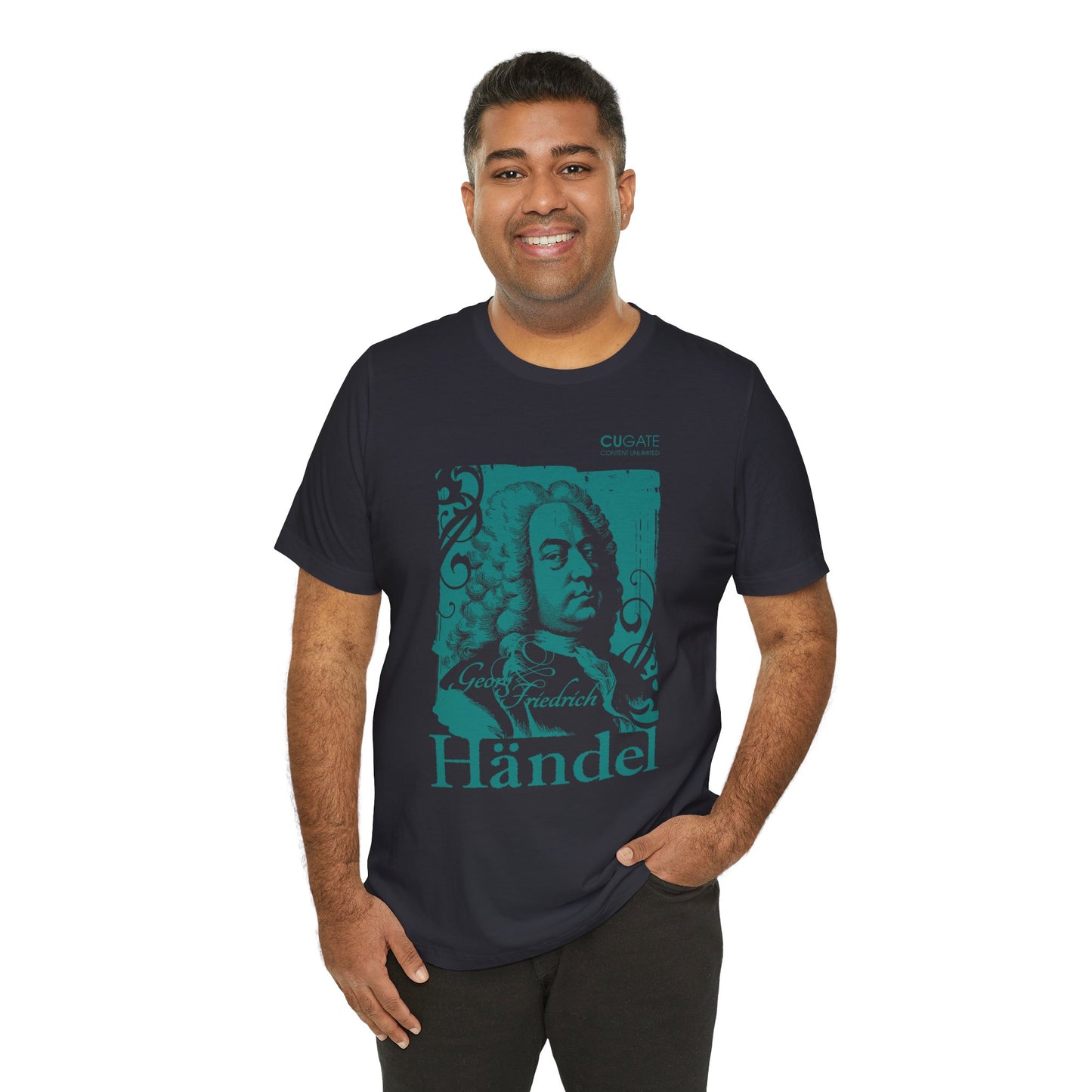 Händel T-Shirt (Dark): Classical Music T-Shirt, Händel Shirt, Georg Friedrich Händel Gift, Händel Tribute Tee