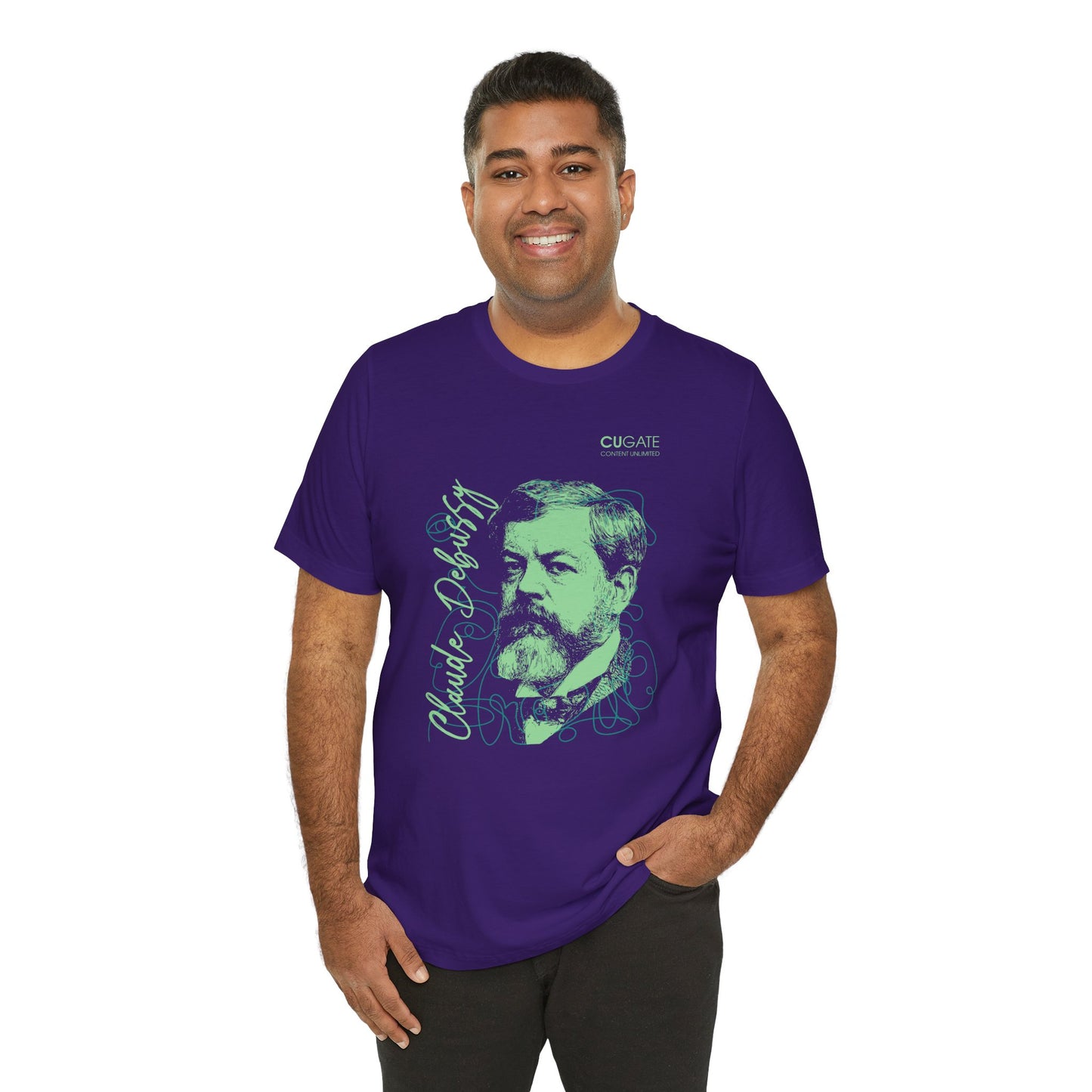 Debussy T-Shirt (Dark): Classical Music T-Shirt, Debussy Shirt, Claude Debussy Gift, Debussy Tribute Tee