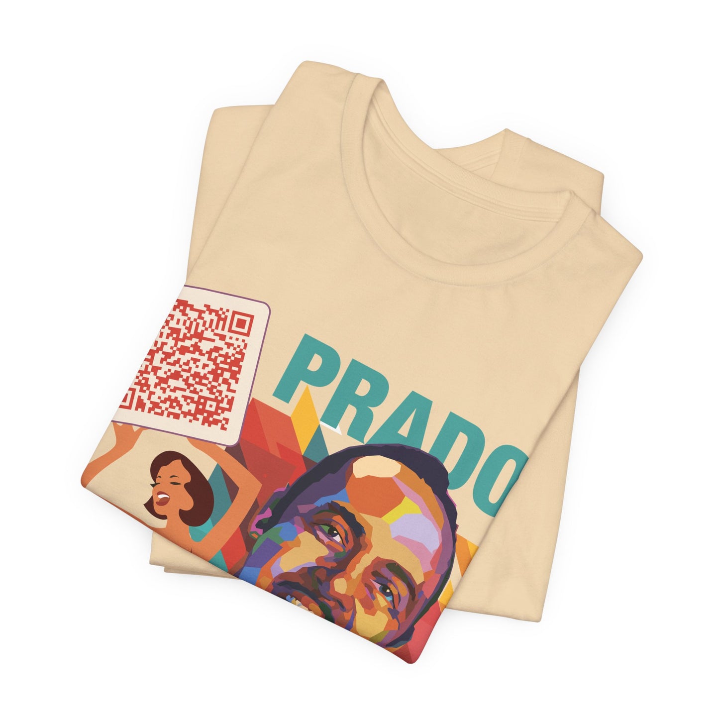 Prado Vive T-Shirt, Mambo T-Shirt Latin Music T-Shirt (QR-Playlist Included)