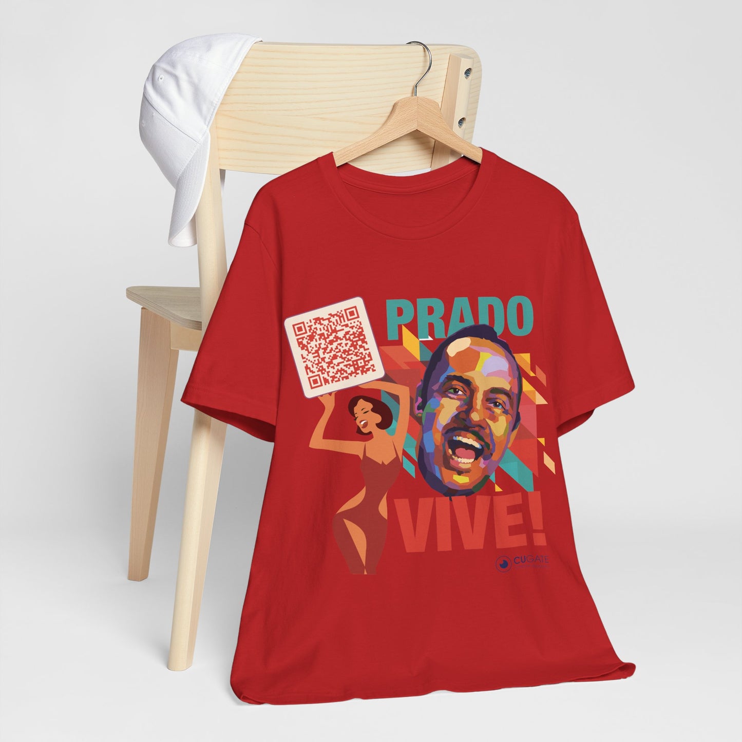 Prado Vive T-Shirt, Mambo T-Shirt Latin Music T-Shirt (QR-Playlist Included)