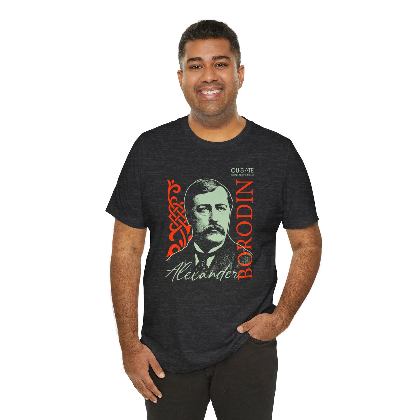Borodin T-Shirt (Dark): Classical Music T-Shirt, Borodin Shirt, Alexander Borodin Gift