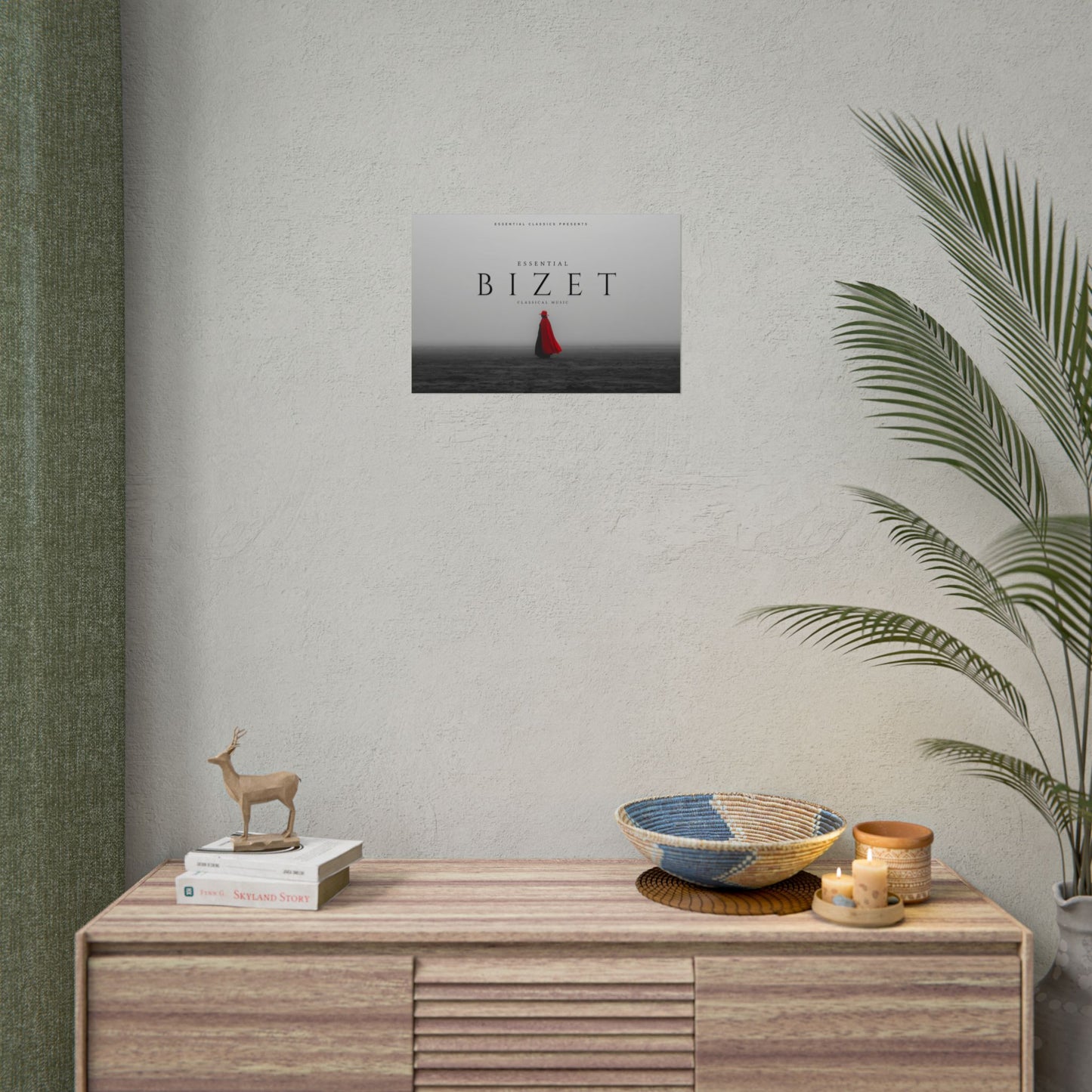 Essential Bizet - Cinematic Fire Print, Passion for Music Poster, Music Lovers Print, Dramatic Music Poster