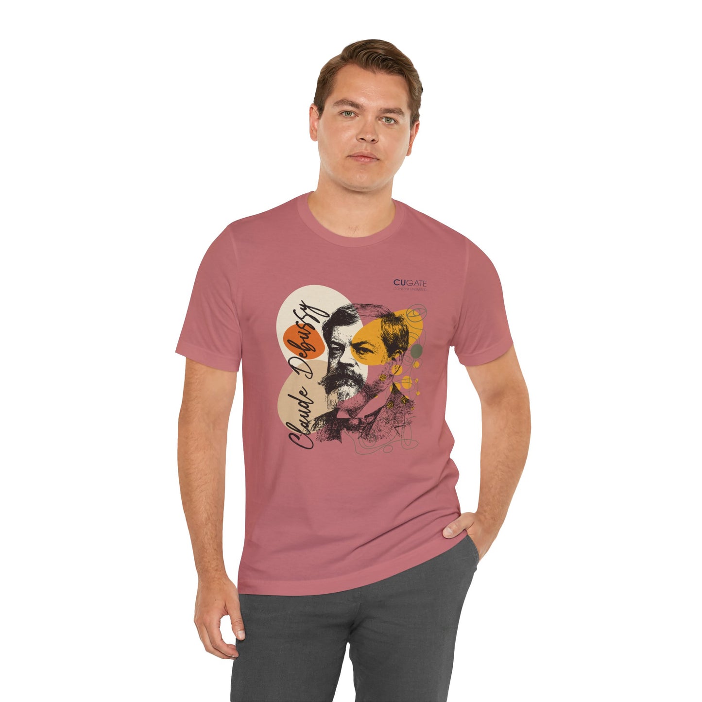 Debussy T-Shirt (Light): Classical Music T-Shirt, Debussy Shirt, Claude Debussy Gift, Debussy Tribute Tee