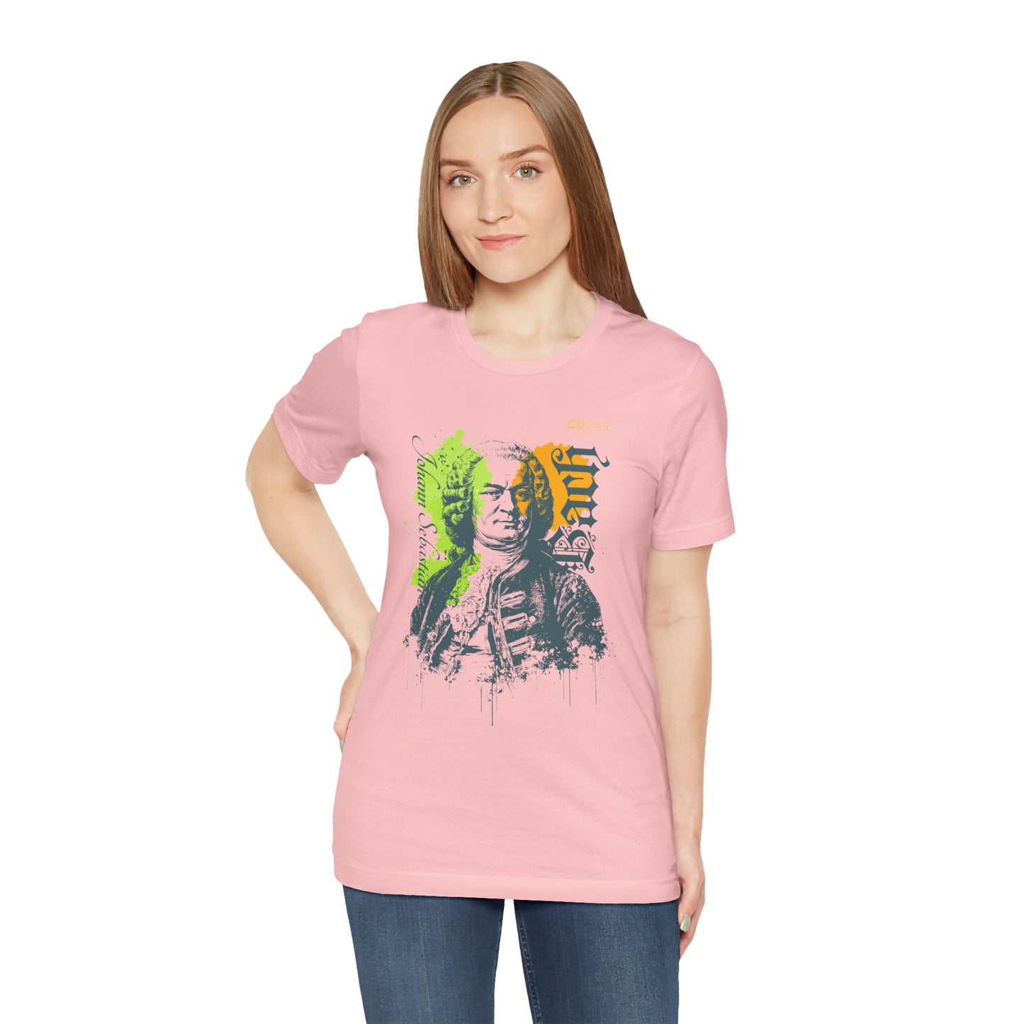 Bach T-Shirt (Light): Classical Music T-Shirt, Bach Shirt, Johann Sebastian Bach Gift