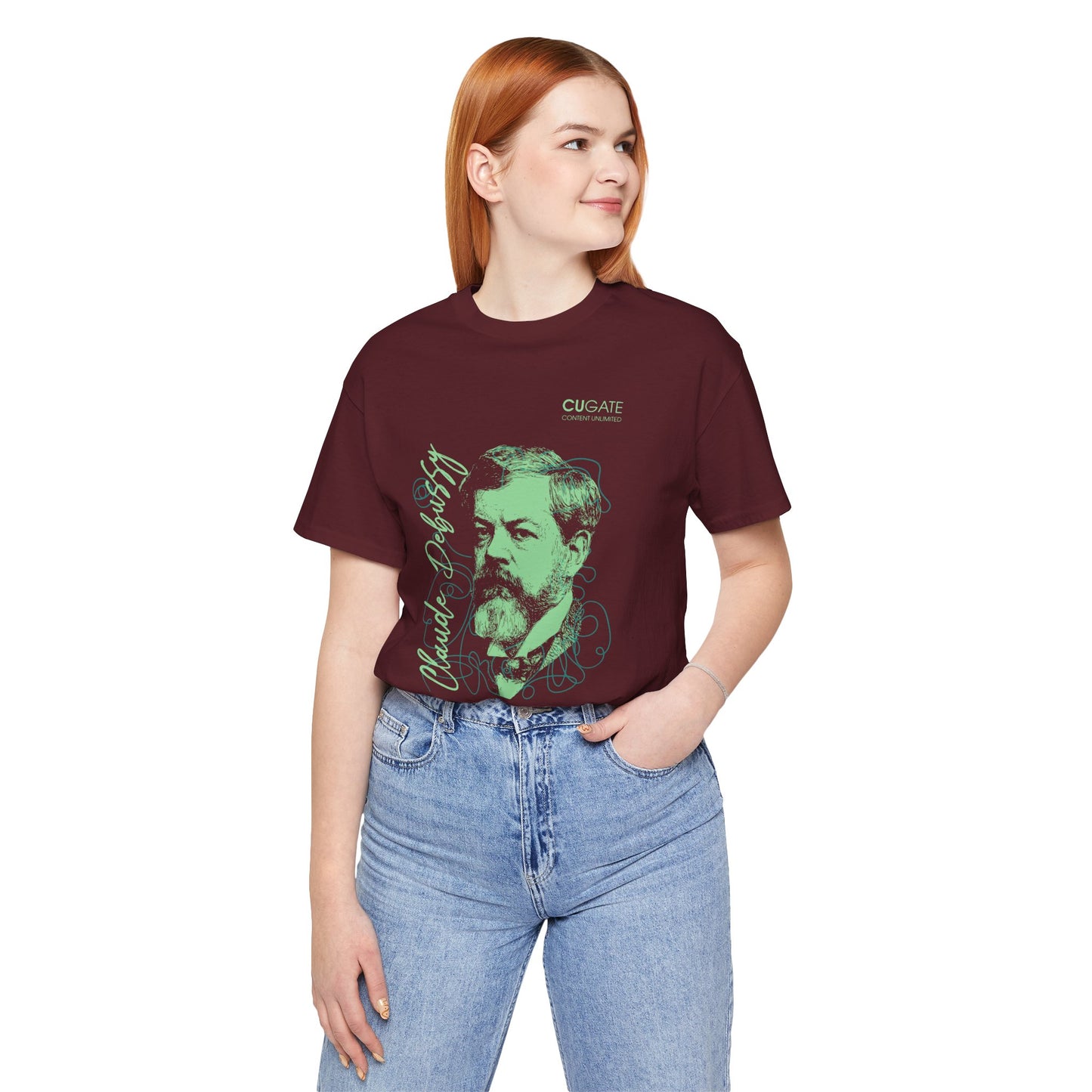 Debussy T-Shirt (Dark): Classical Music T-Shirt, Debussy Shirt, Claude Debussy Gift, Debussy Tribute Tee