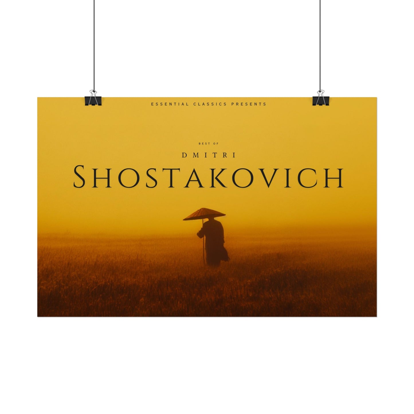 The Best of Dmitri Shostakovich - Classical Music Art Poster