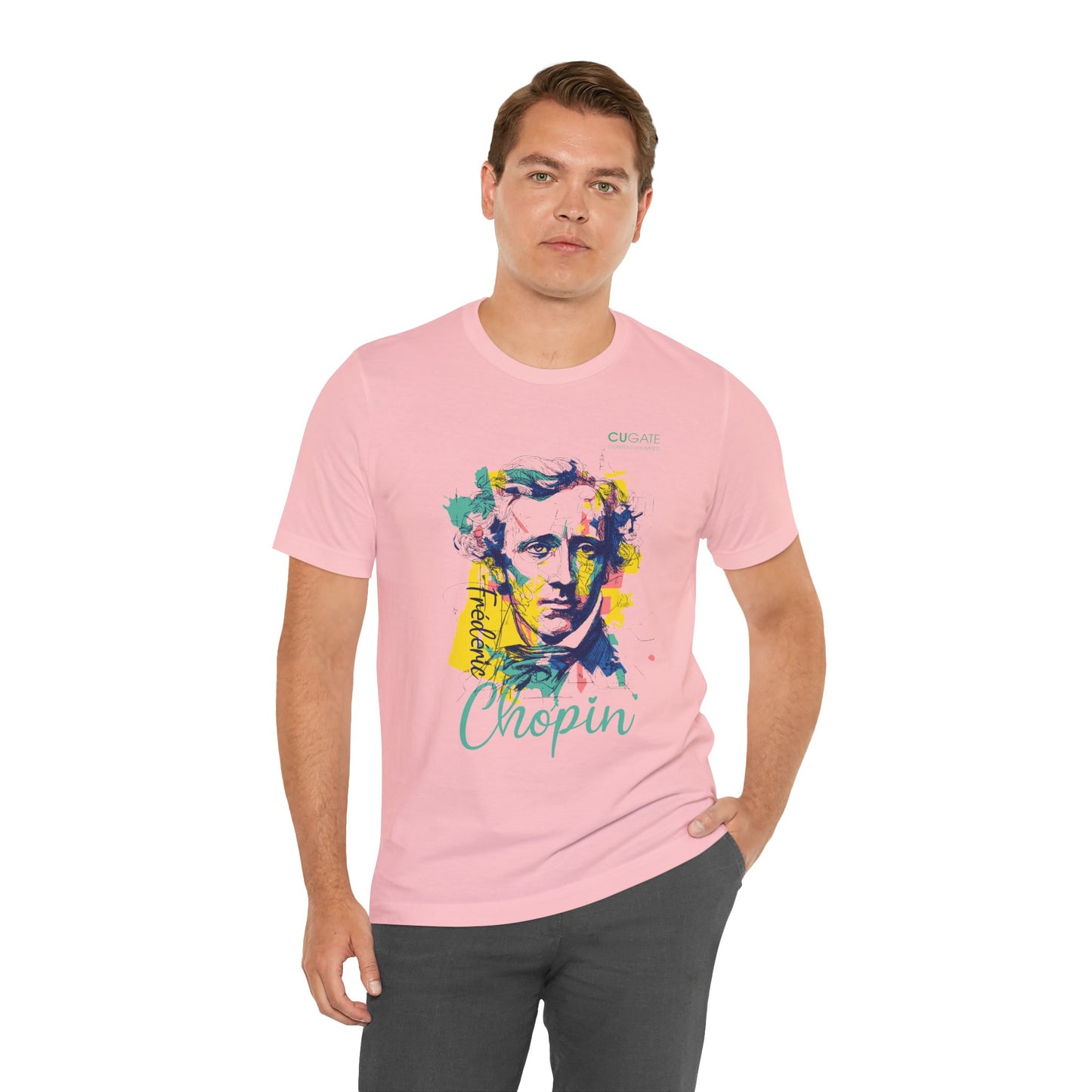 Chopin T-Shirt (Light): Classical Music T-Shirt, Chopin Shirt, Frédéric Chopin Gift