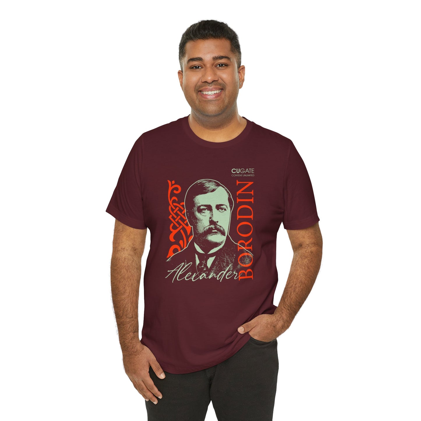 Borodin T-Shirt (Dark): Classical Music T-Shirt, Borodin Shirt, Alexander Borodin Gift