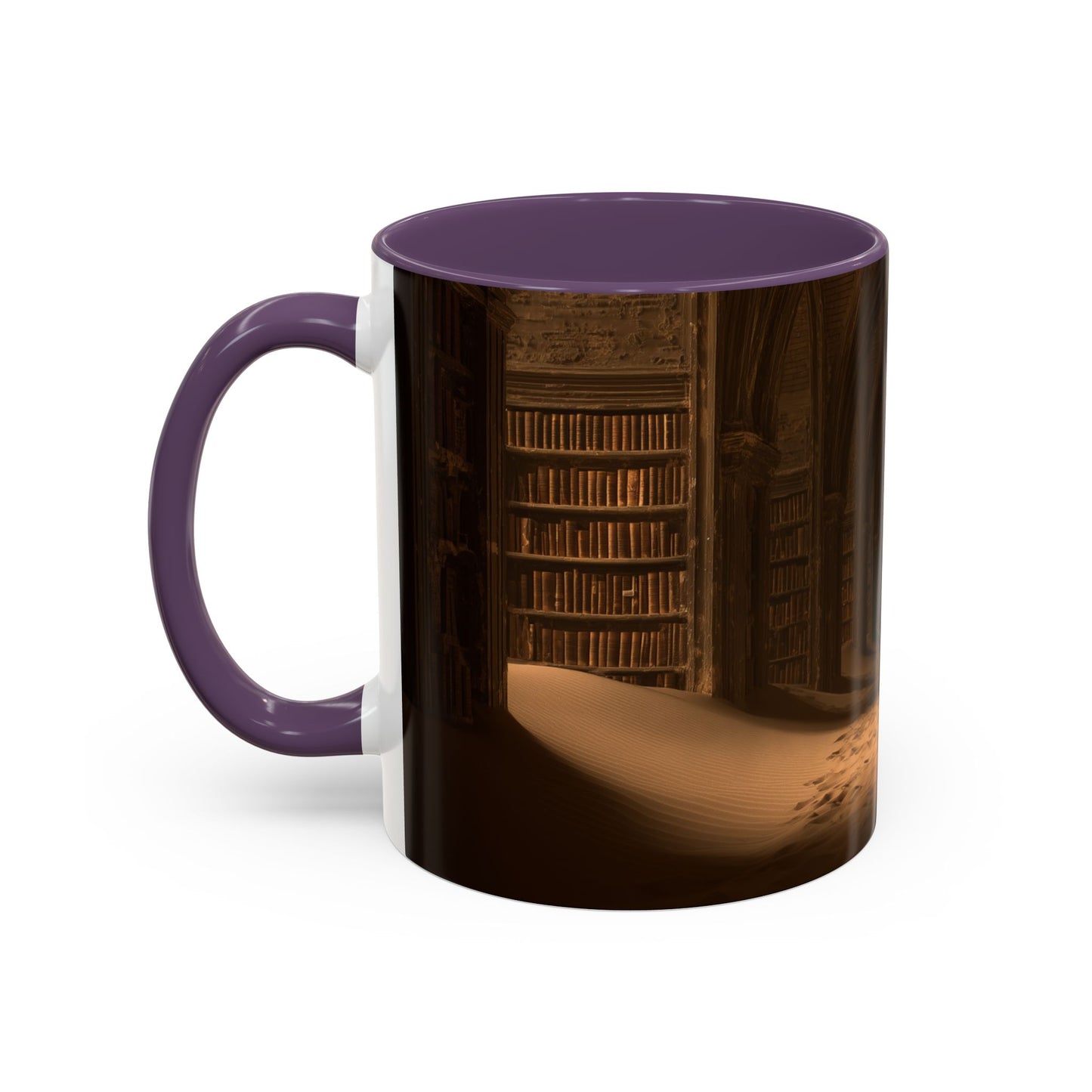 Deep Focus Mug (USA) - Classical Music for Thinking Mug, Peaceful Library Mug, Nature Library Mug, Apocalyptic Library Mug