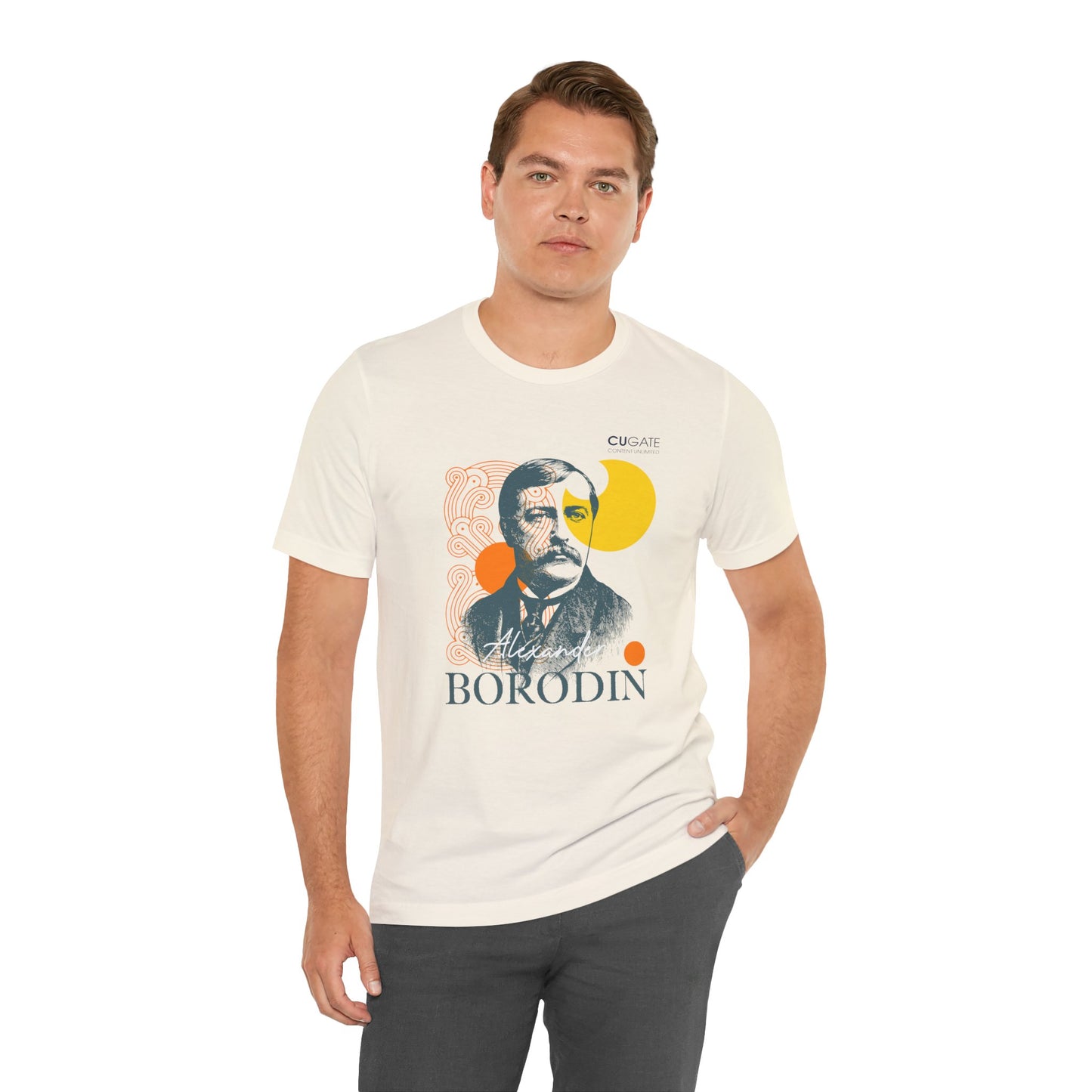 Borodin T-Shirt (Light): Classical Music T-Shirt, Borodin Shirt, Alexander Borodin Gift