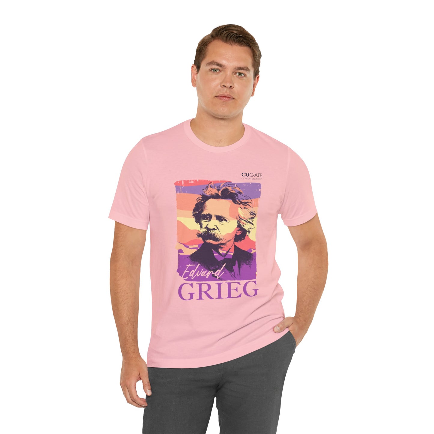 Grieg T-Shirt (Light): Classical Music T-Shirt, Grieg Shirt, Music T-Shirt Gift, Norwegian Folk Music Tee, Scandinavian Classic Music Shirt