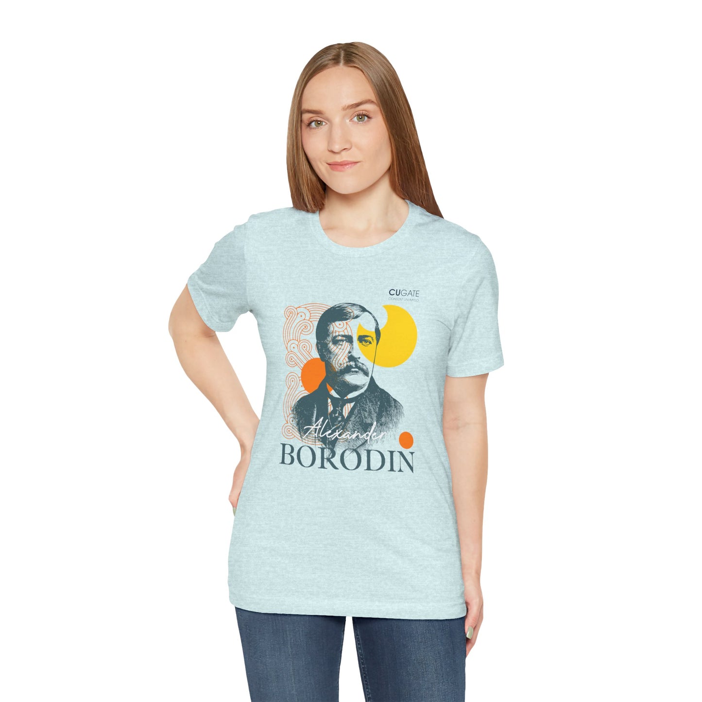 Borodin T-Shirt (Light): Classical Music T-Shirt, Borodin Shirt, Alexander Borodin Gift