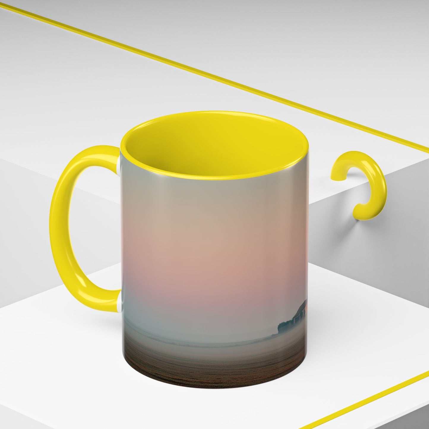 Quiet Mornings Mug (EU) - Classical Music for Relaxation Mug, Peaceful Music Mug, Sunrise Nature Mug
