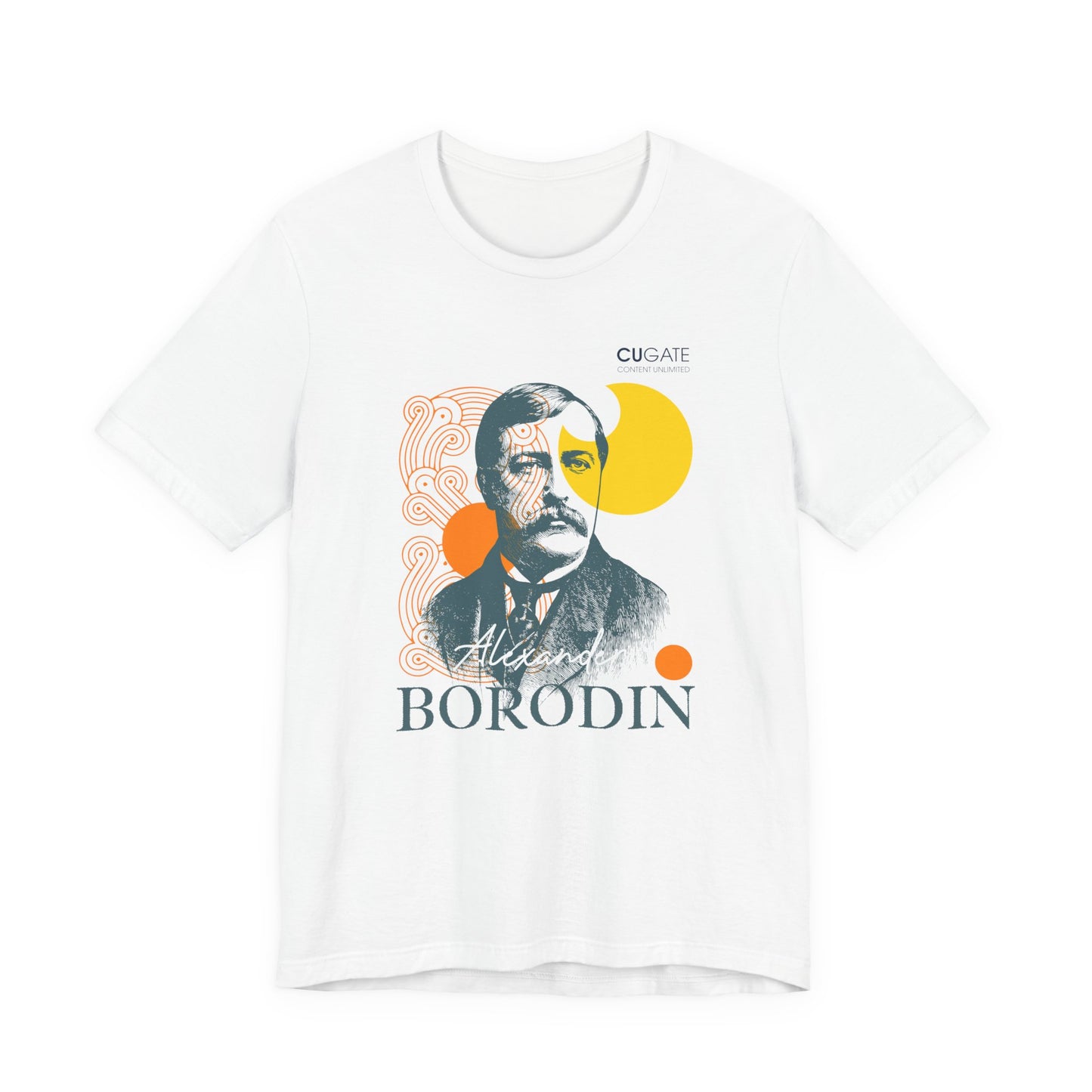 Borodin T-Shirt (Light): Classical Music T-Shirt, Borodin Shirt, Alexander Borodin Gift